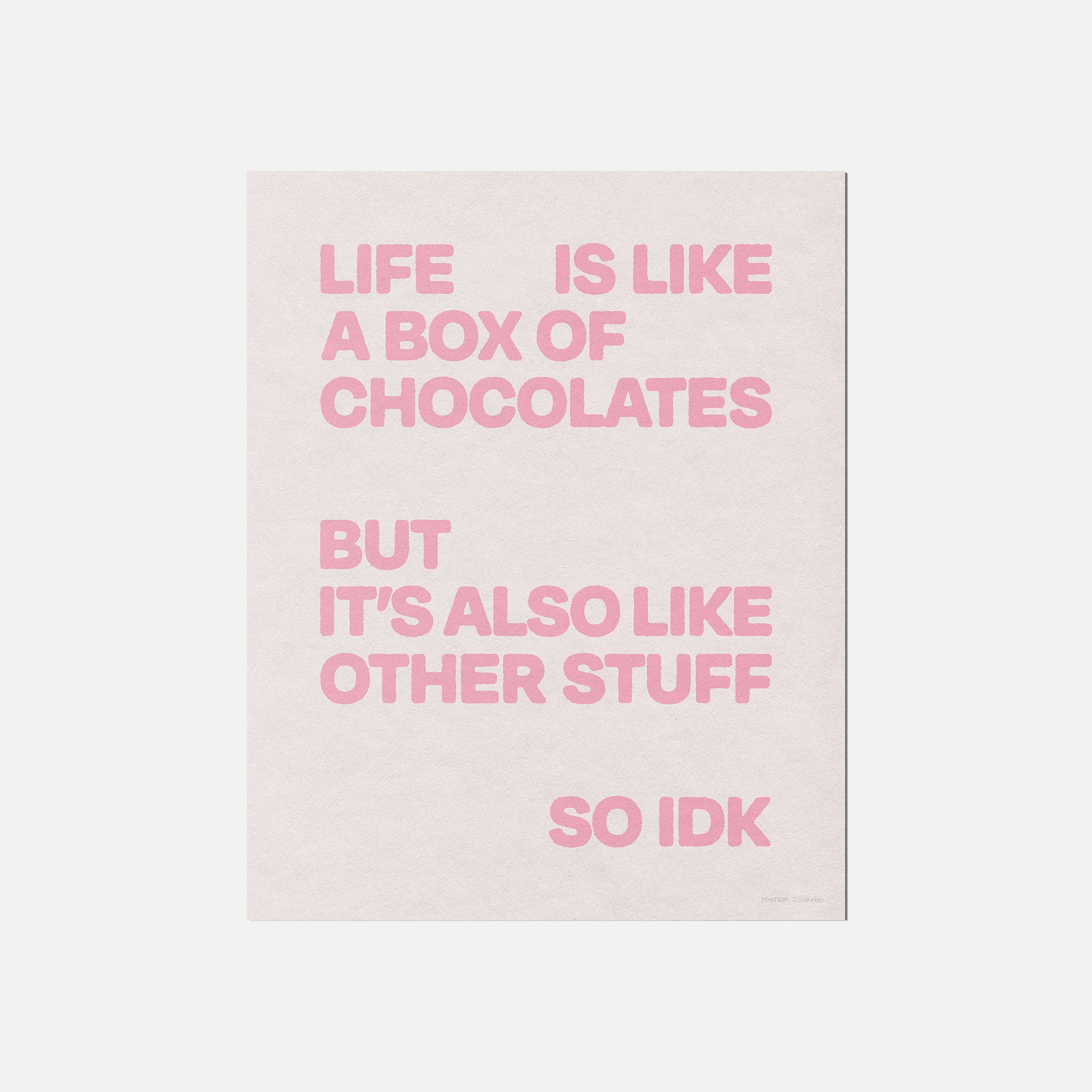 CHOCOLATES PRINT
