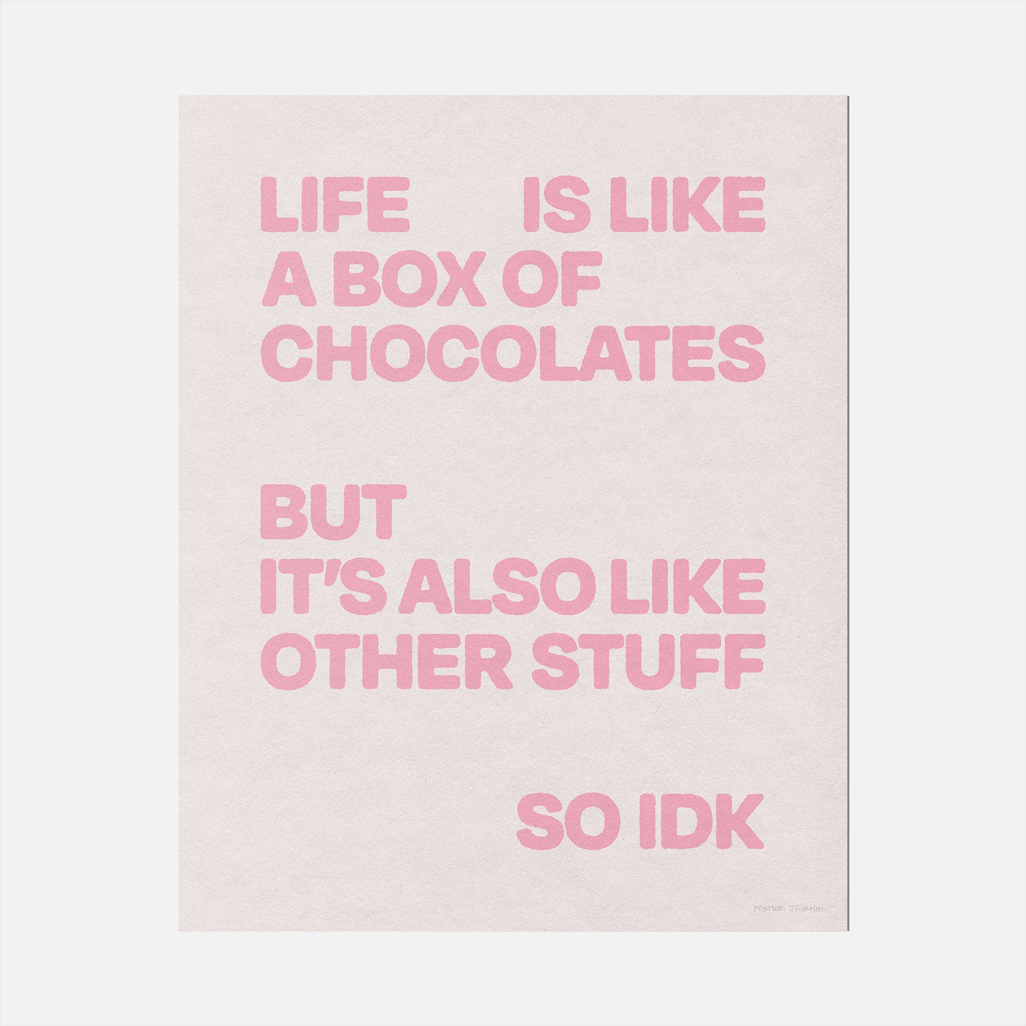 CHOCOLATES PRINT