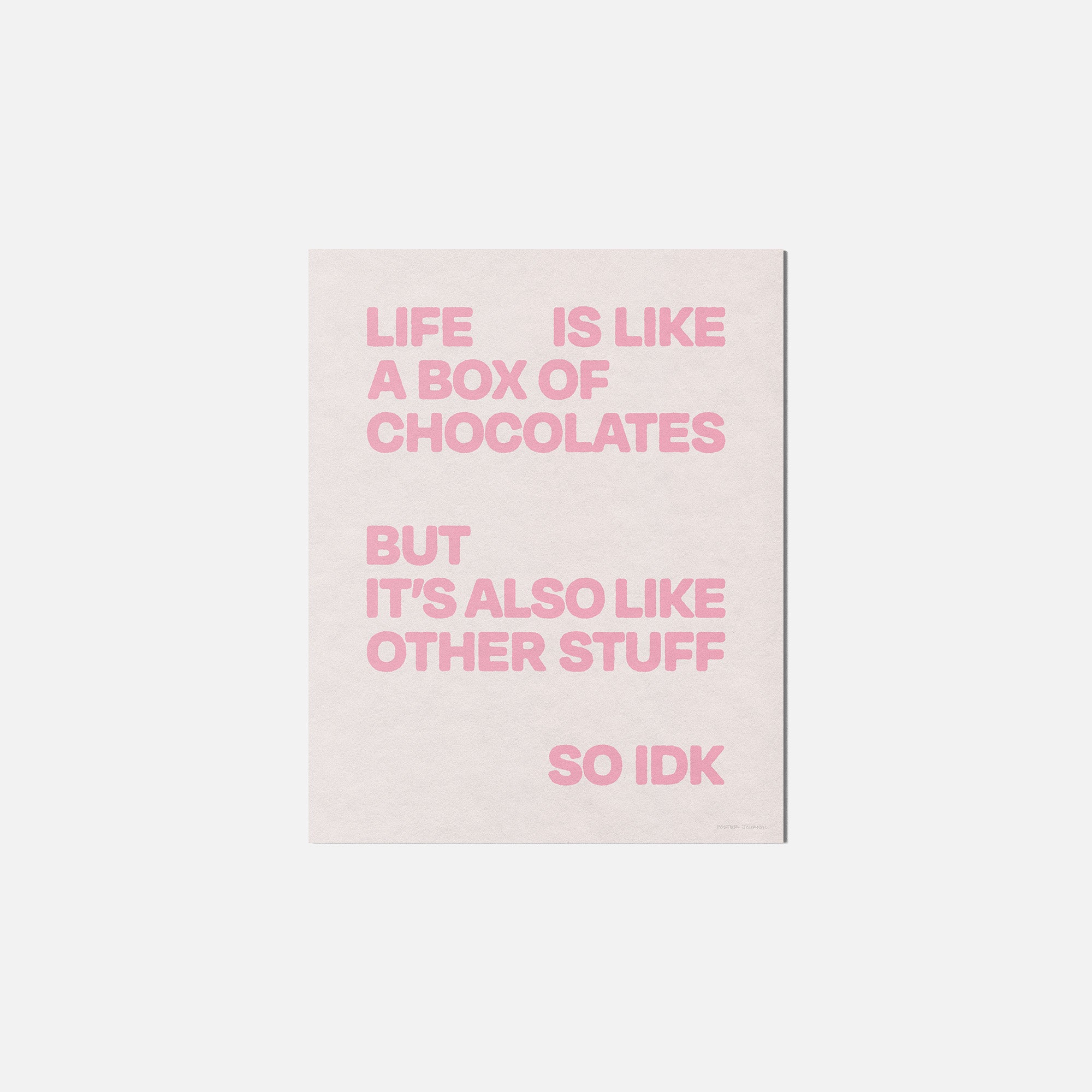 CHOCOLATES PRINT