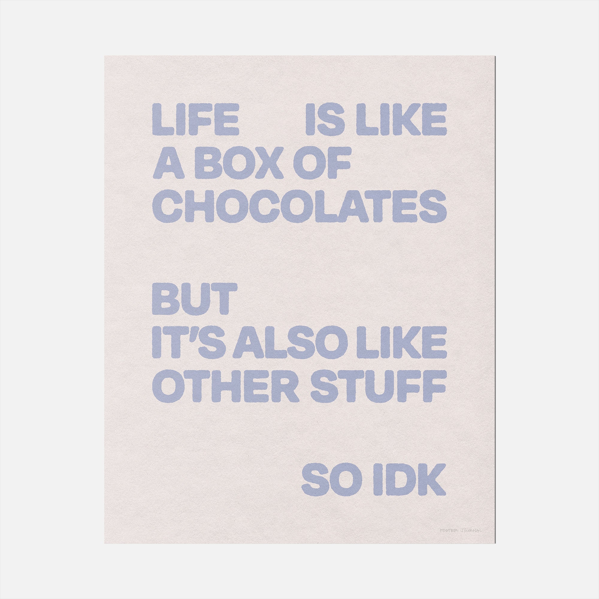 CHOCOLATES PRINT