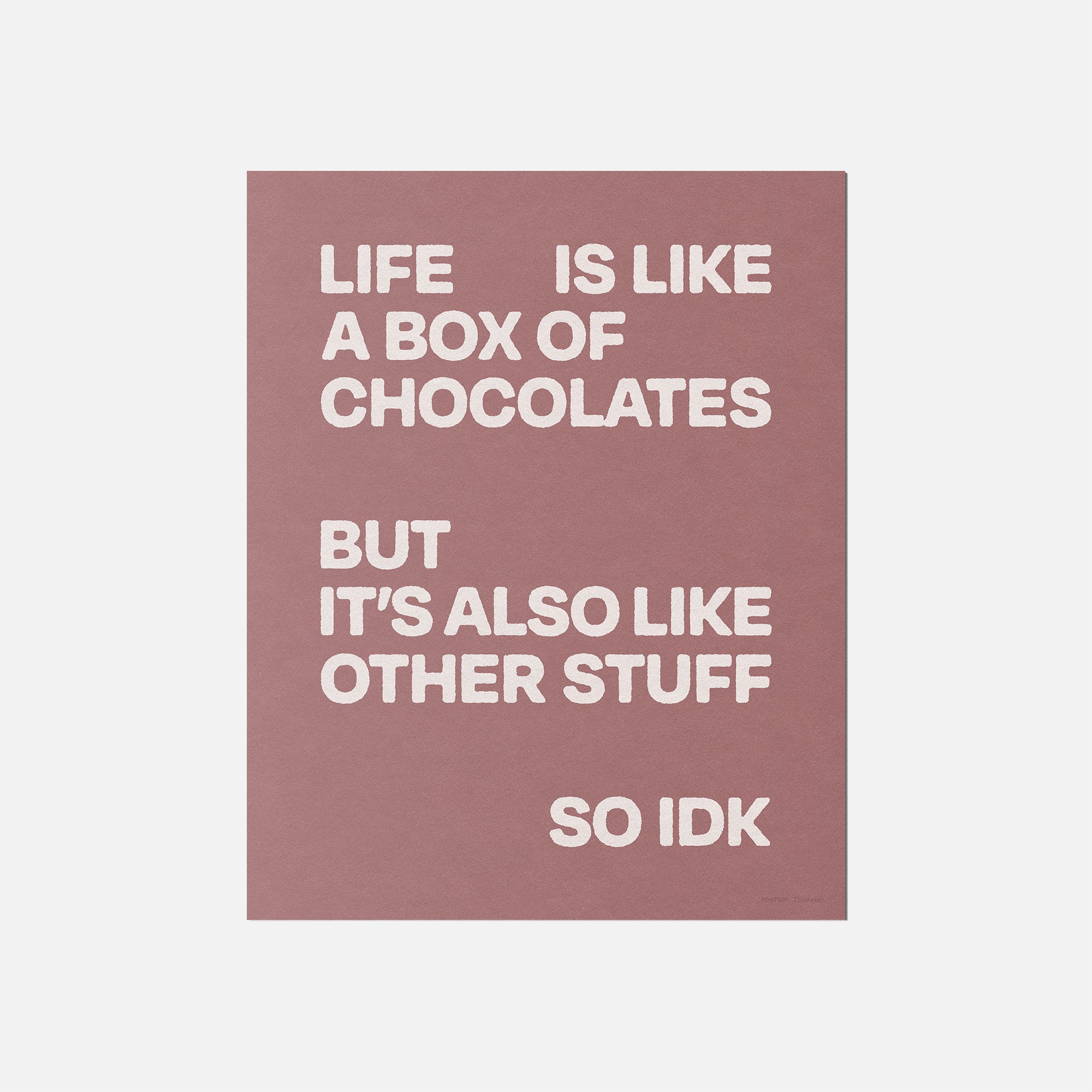 CHOCOLATES PRINT