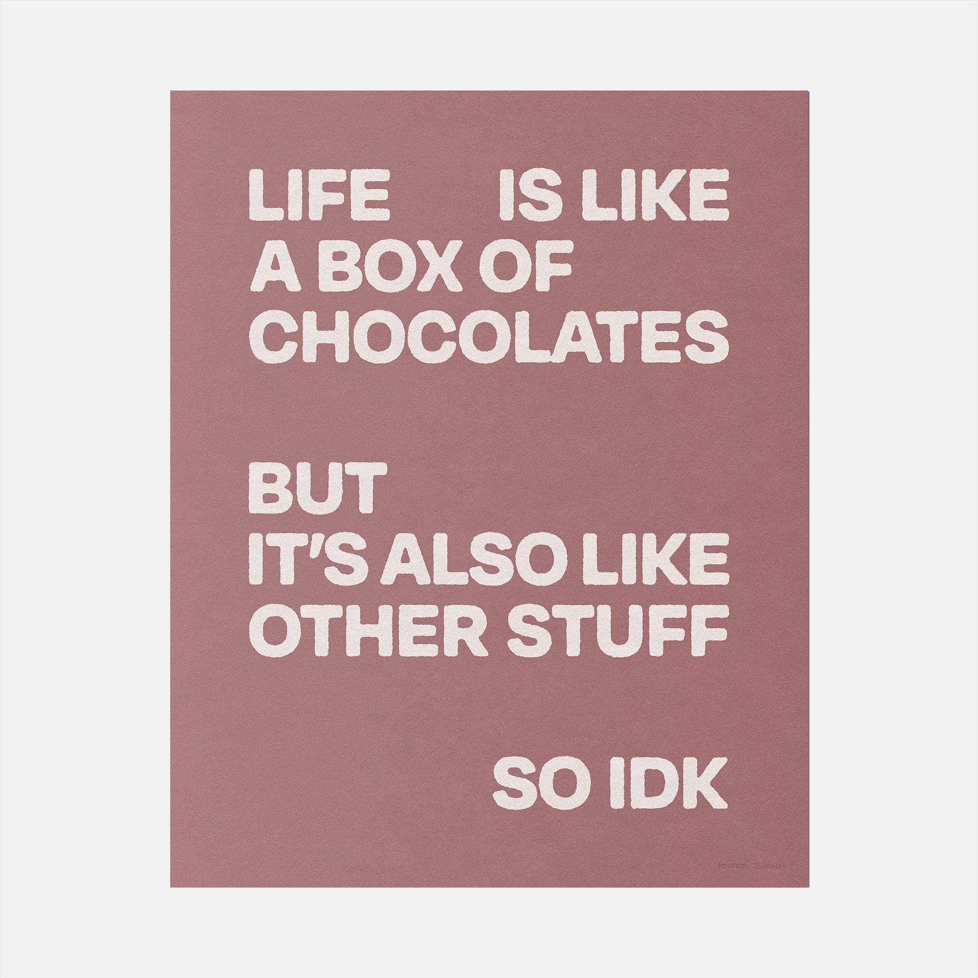 CHOCOLATES PRINT