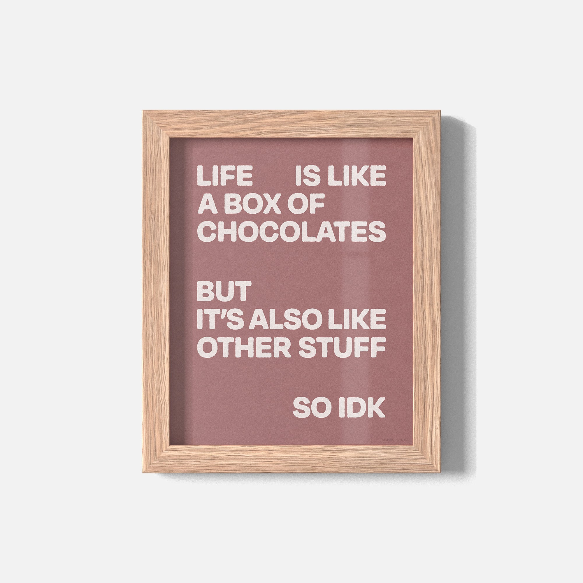 CHOCOLATES PRINT