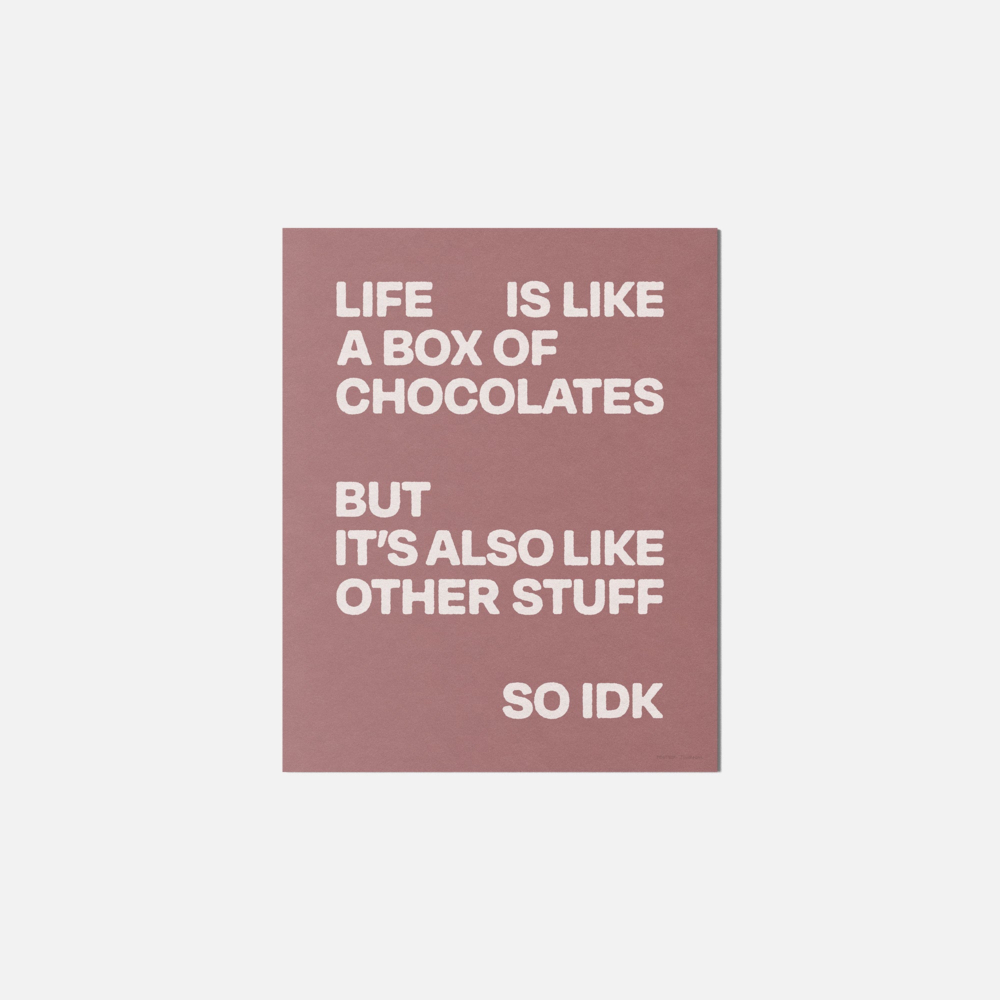 CHOCOLATES PRINT