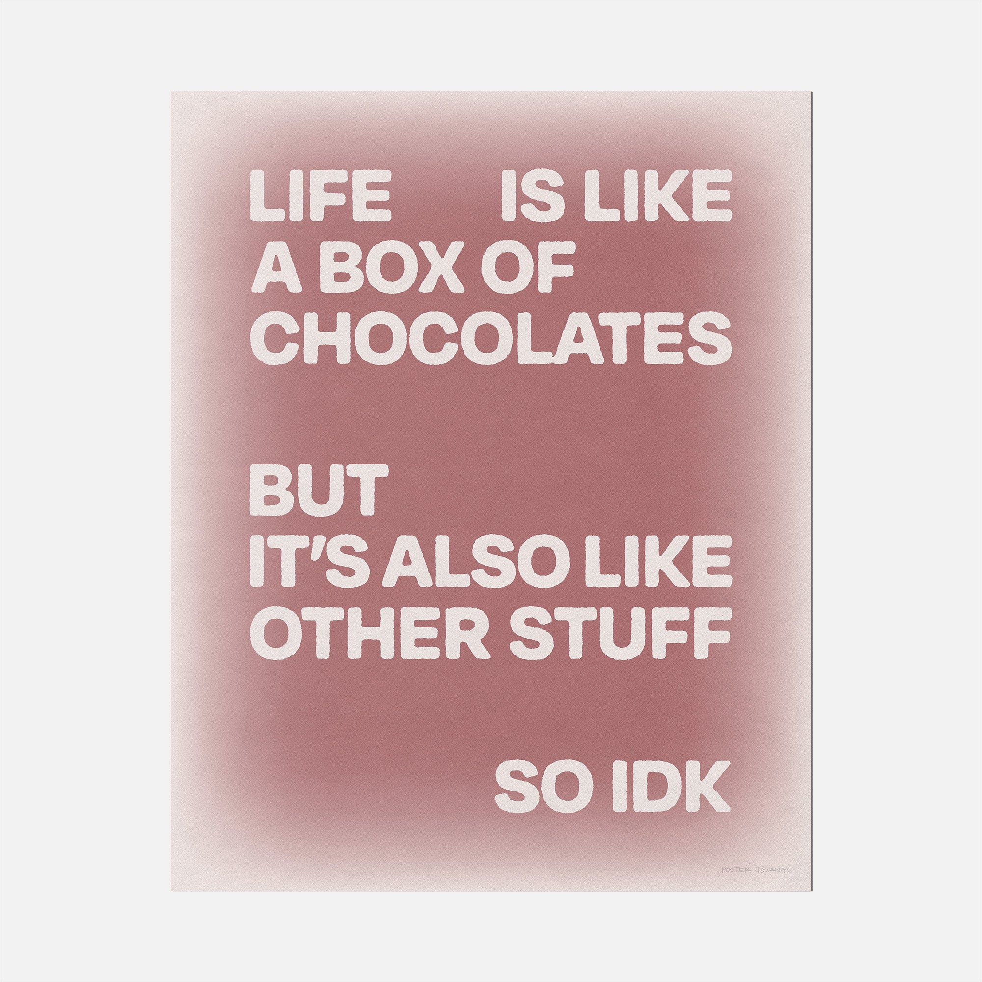 CHOCOLATES PRINT