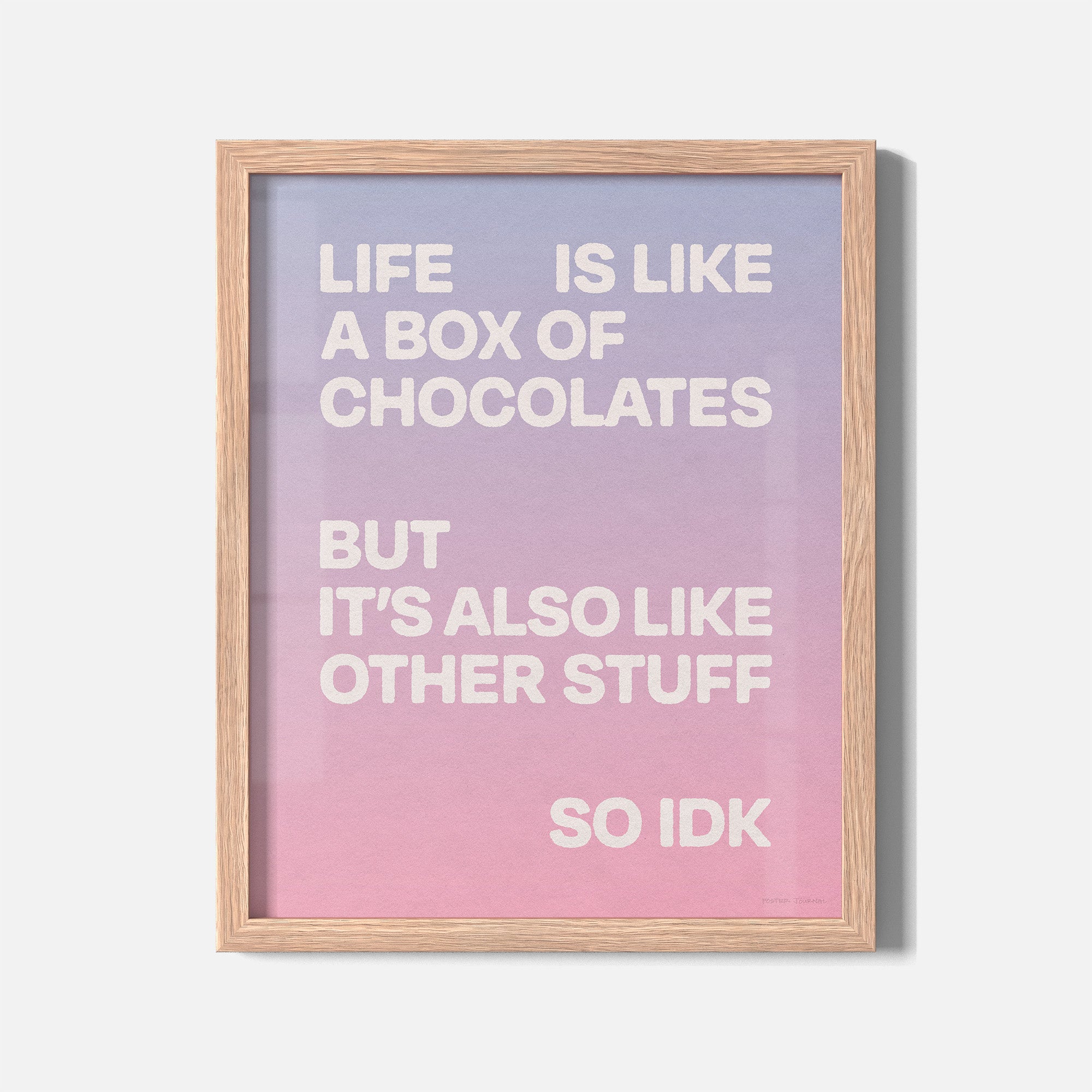 CHOCOLATES PRINT