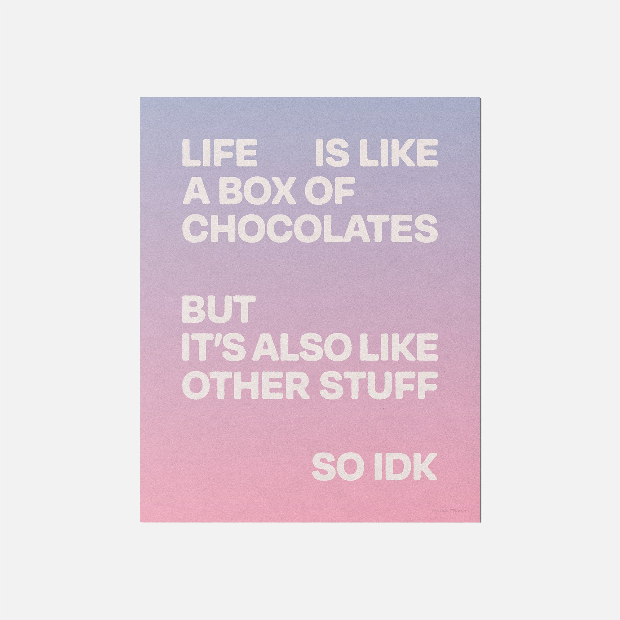 CHOCOLATES PRINT