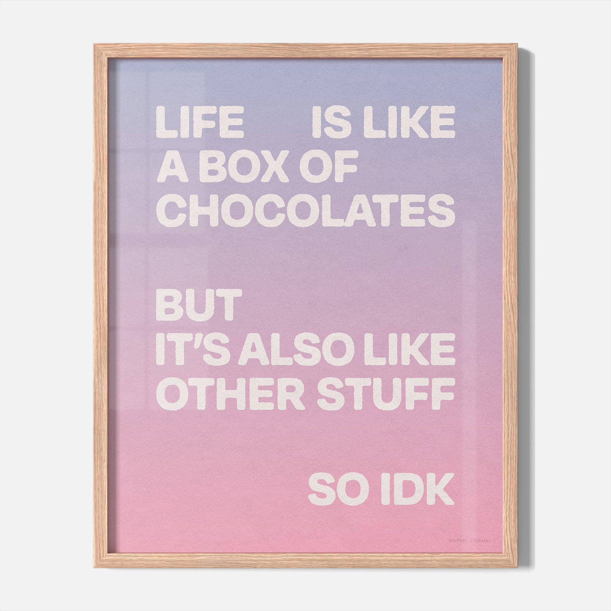 CHOCOLATES PRINT