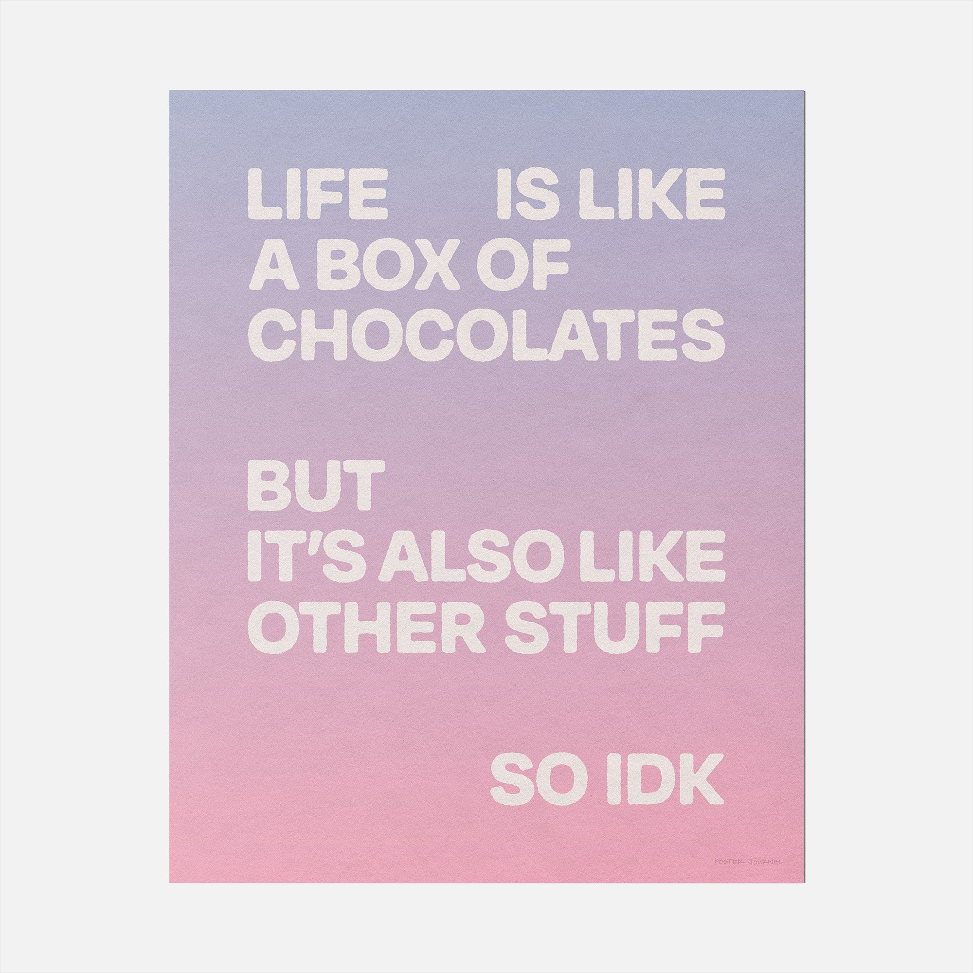 CHOCOLATES PRINT