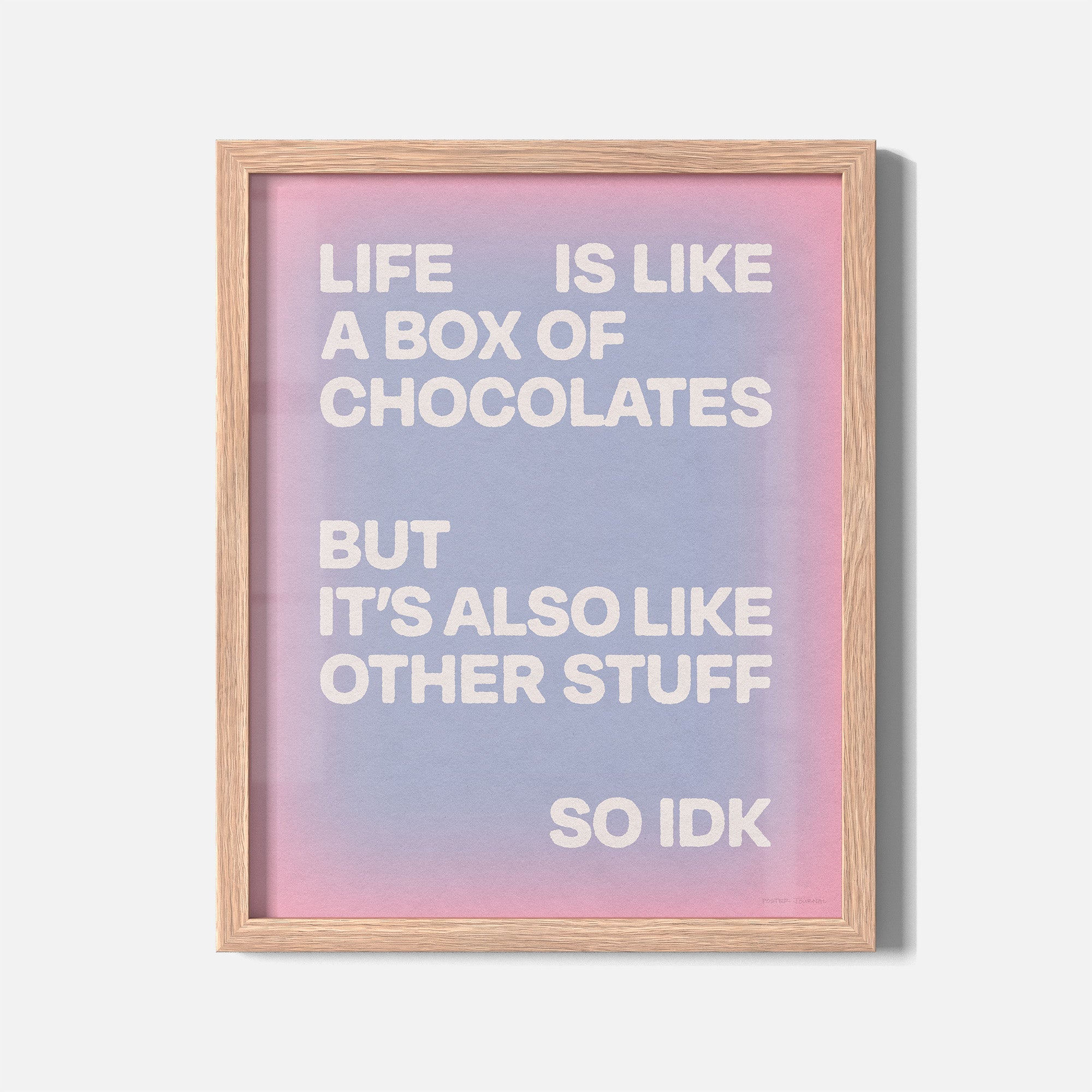 CHOCOLATES PRINT