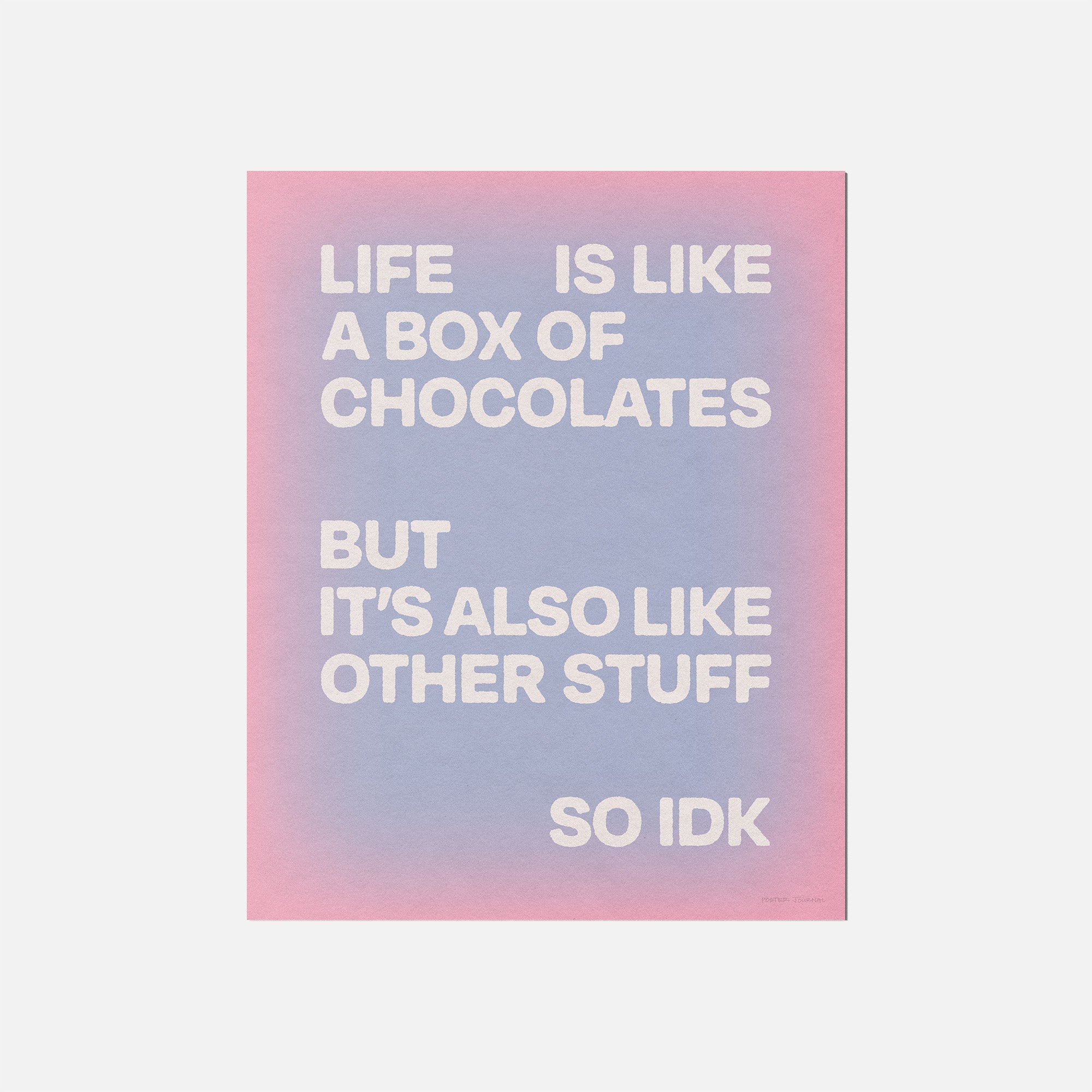 CHOCOLATES PRINT