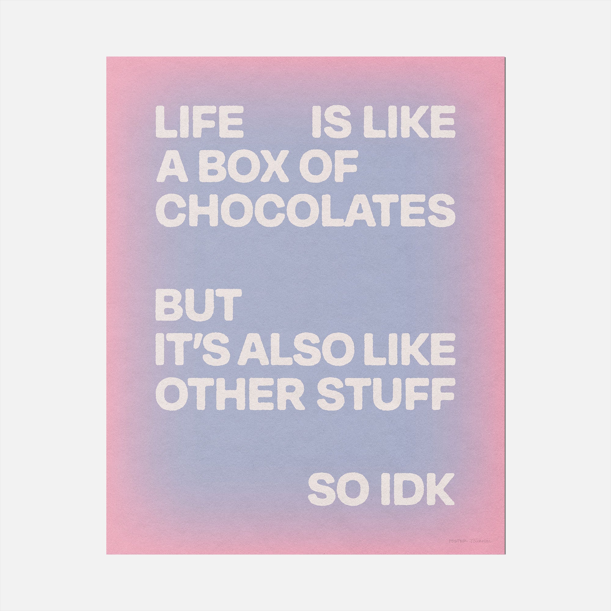 CHOCOLATES PRINT