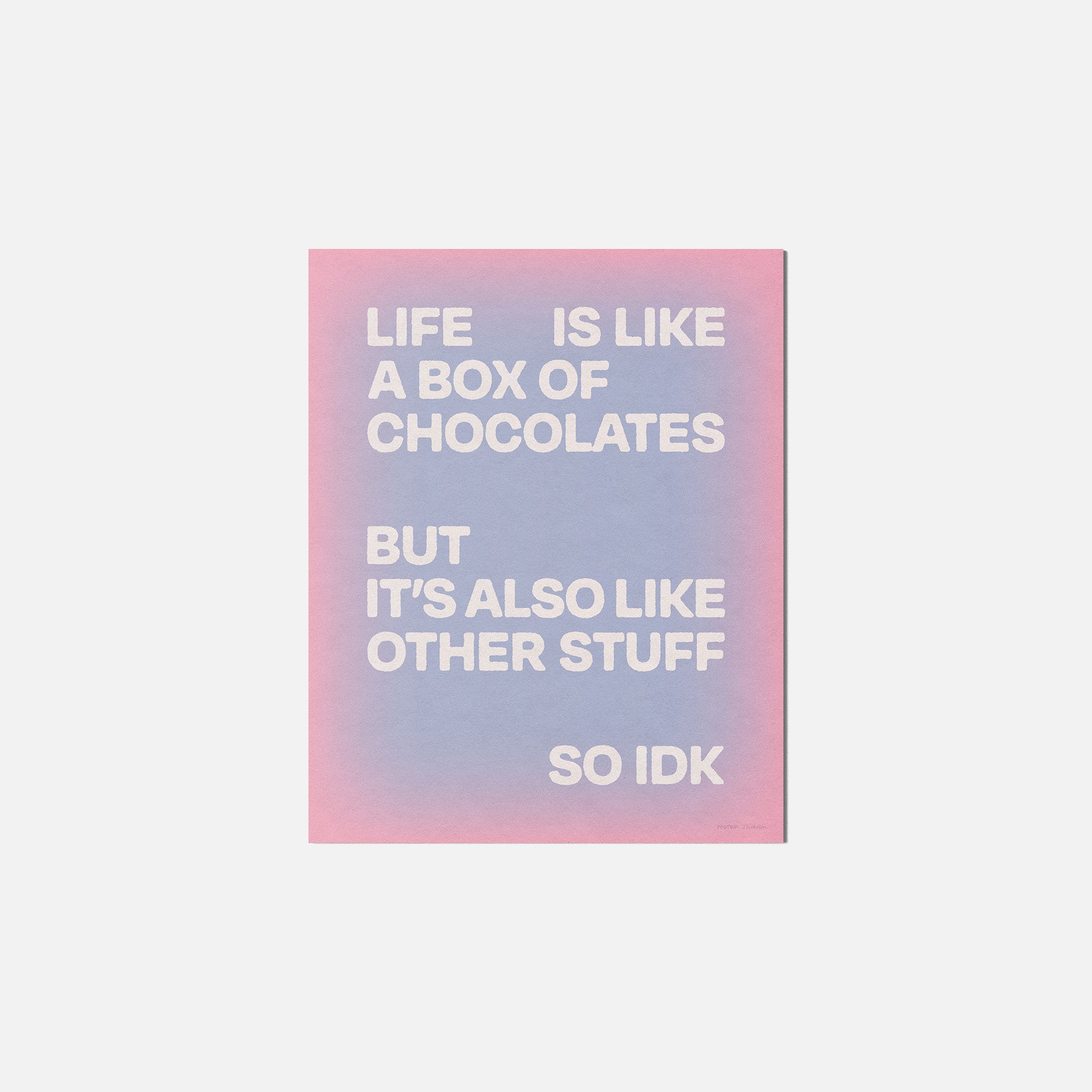 CHOCOLATES PRINT