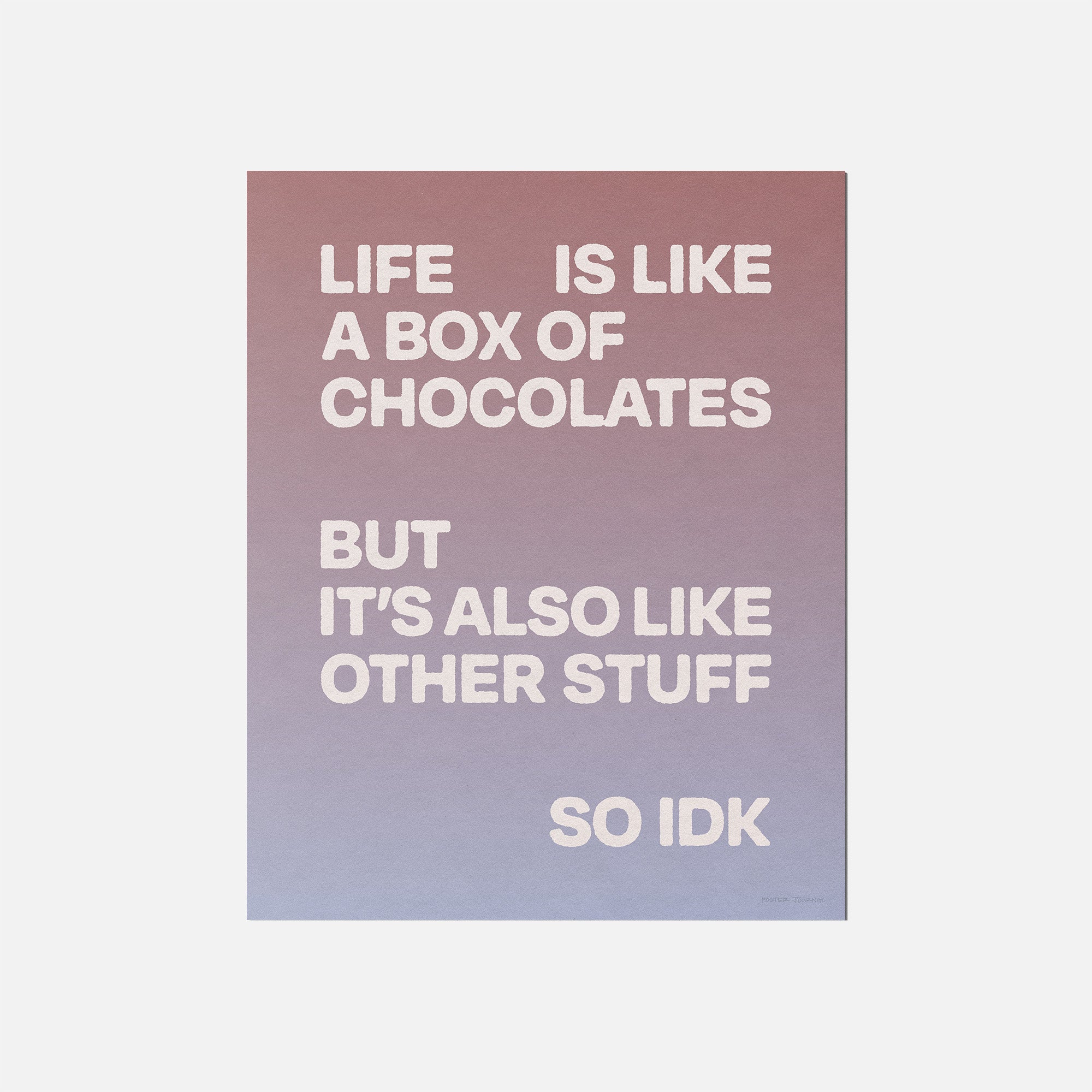 CHOCOLATES PRINT