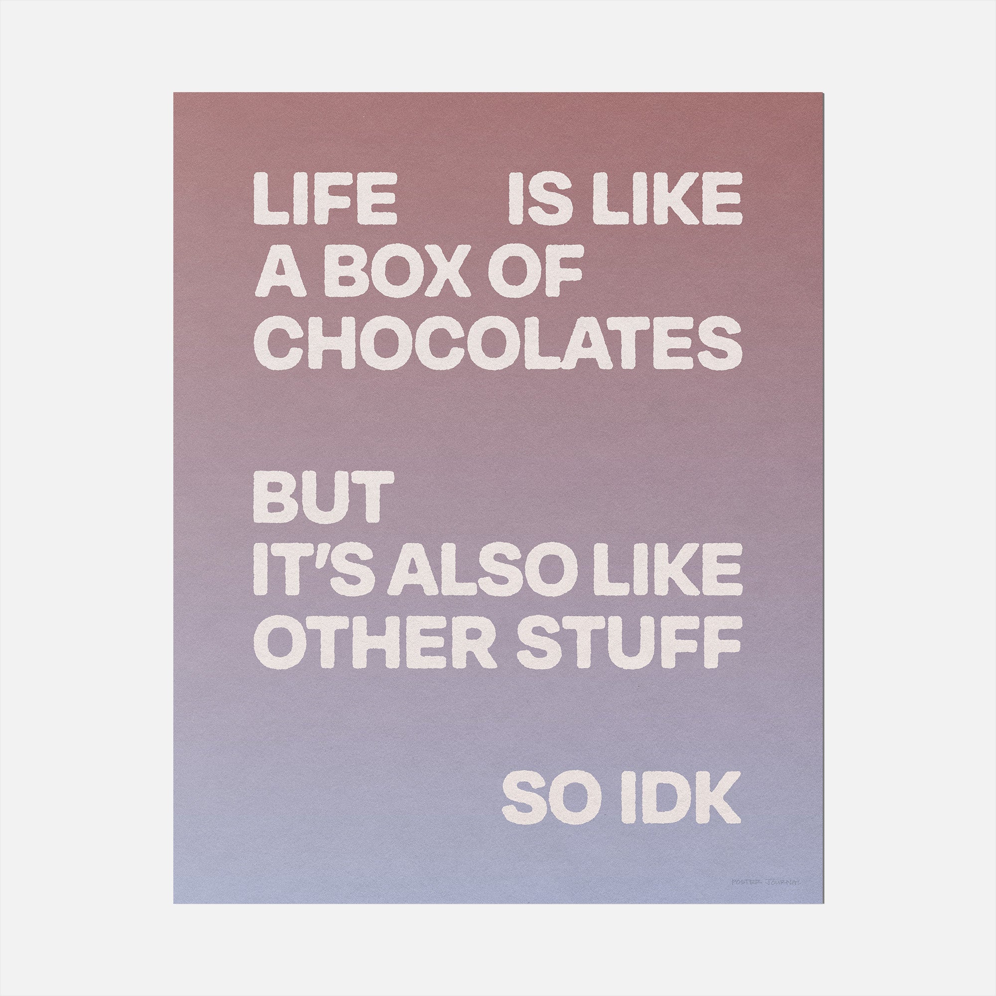 CHOCOLATES PRINT