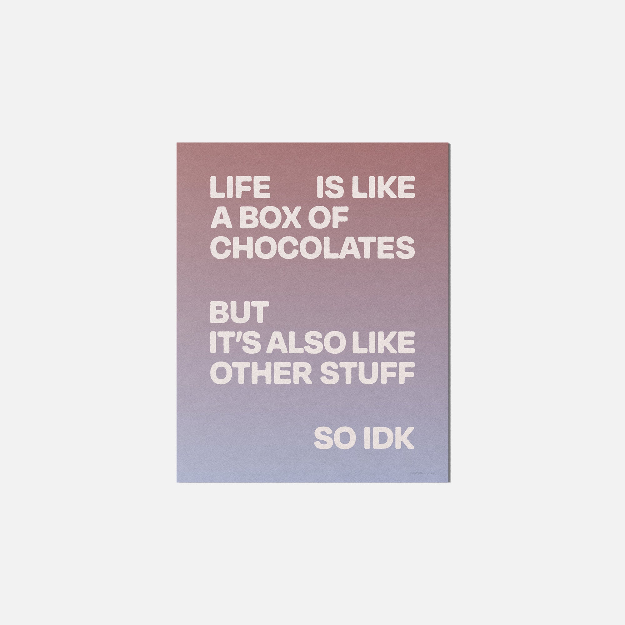 CHOCOLATES PRINT