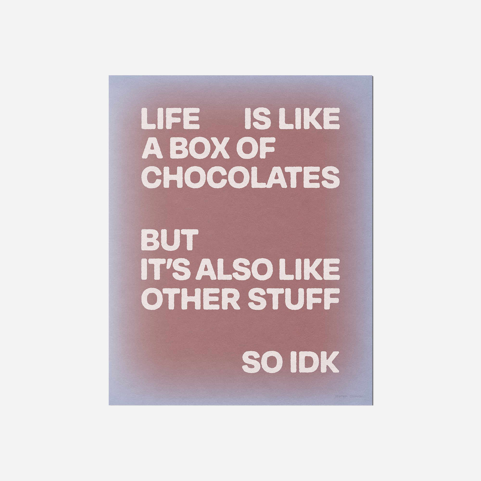 CHOCOLATES PRINT