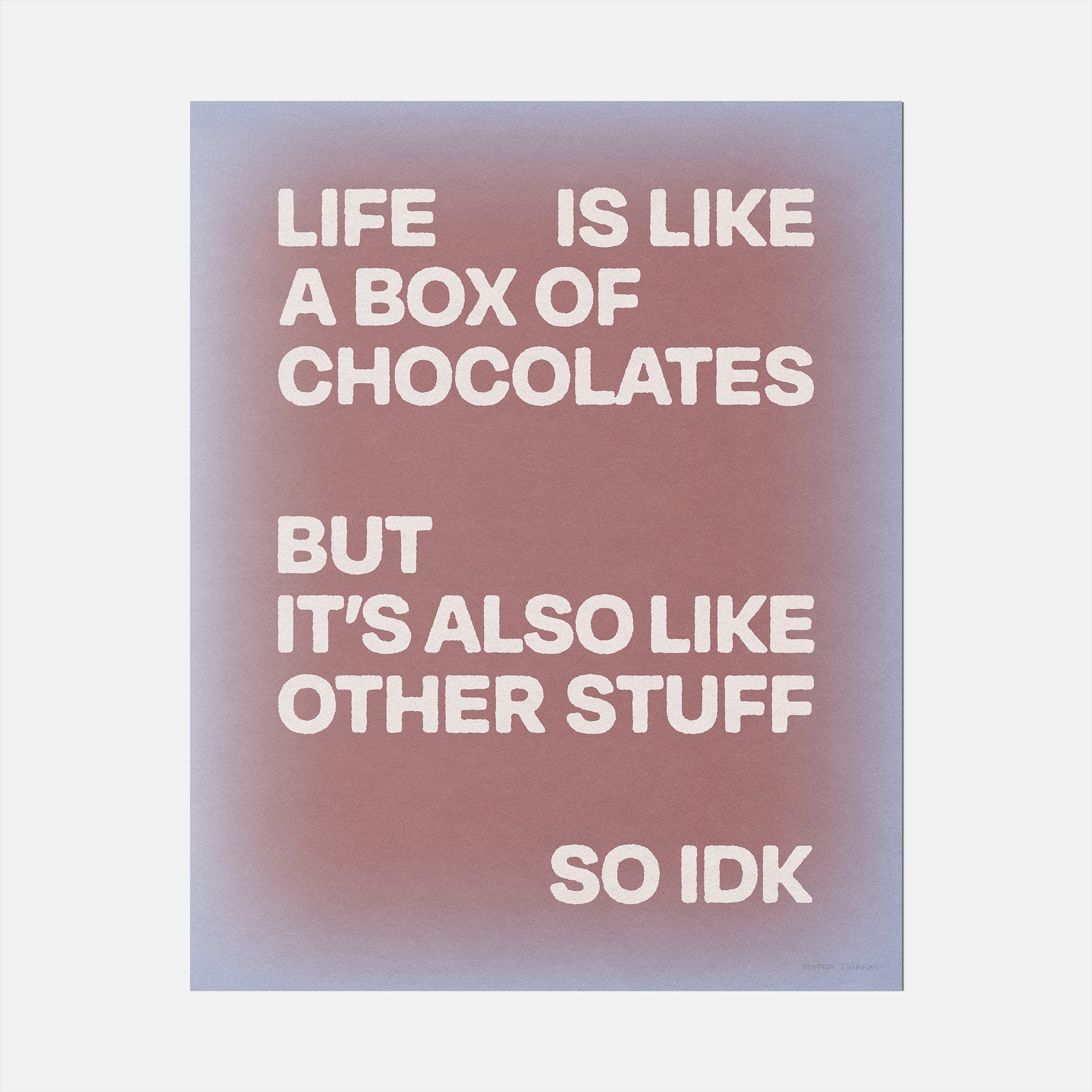 CHOCOLATES PRINT