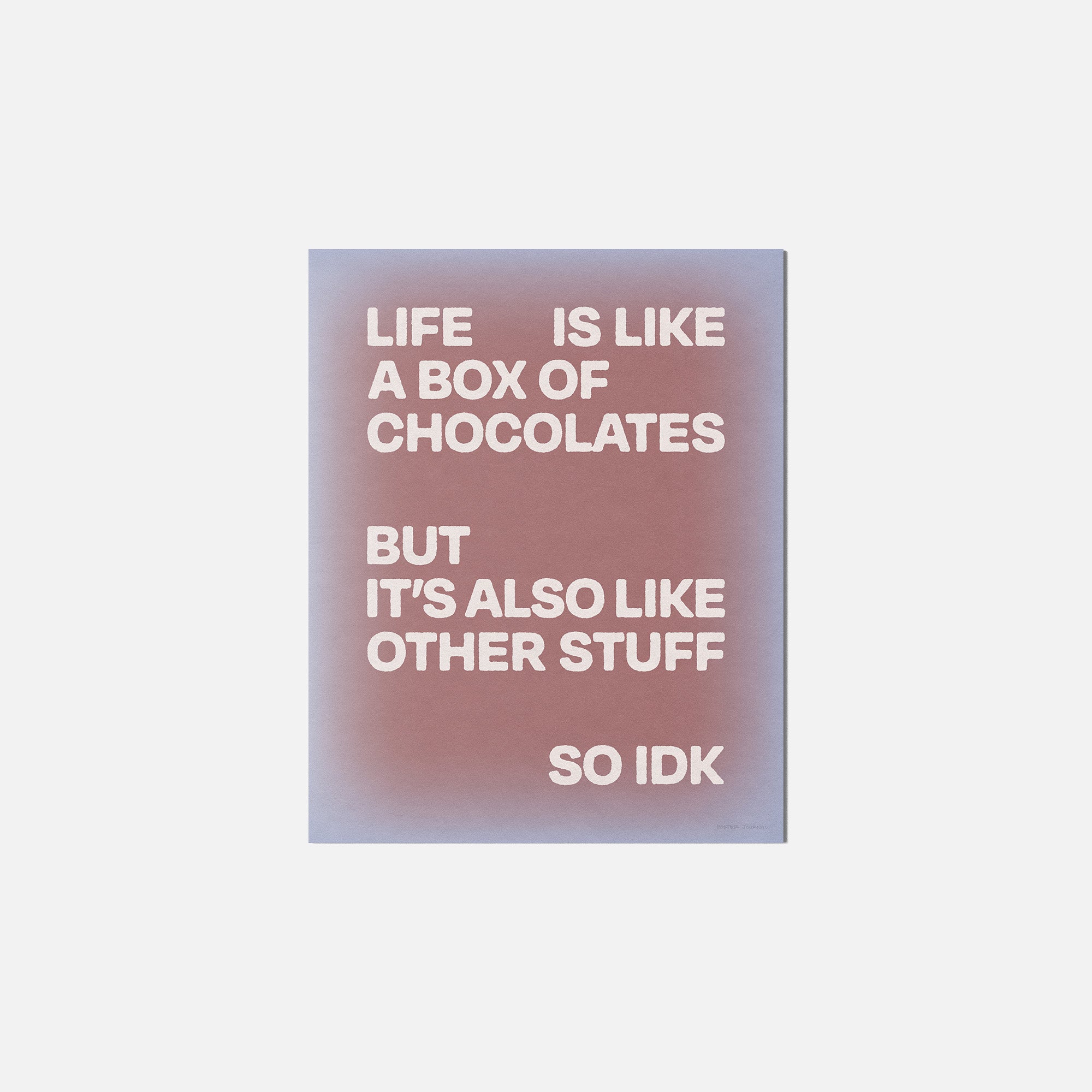 CHOCOLATES PRINT