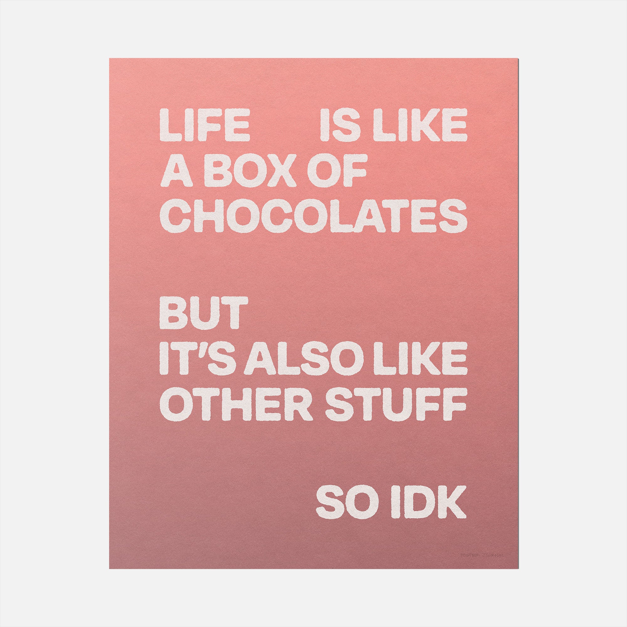 CHOCOLATES PRINT