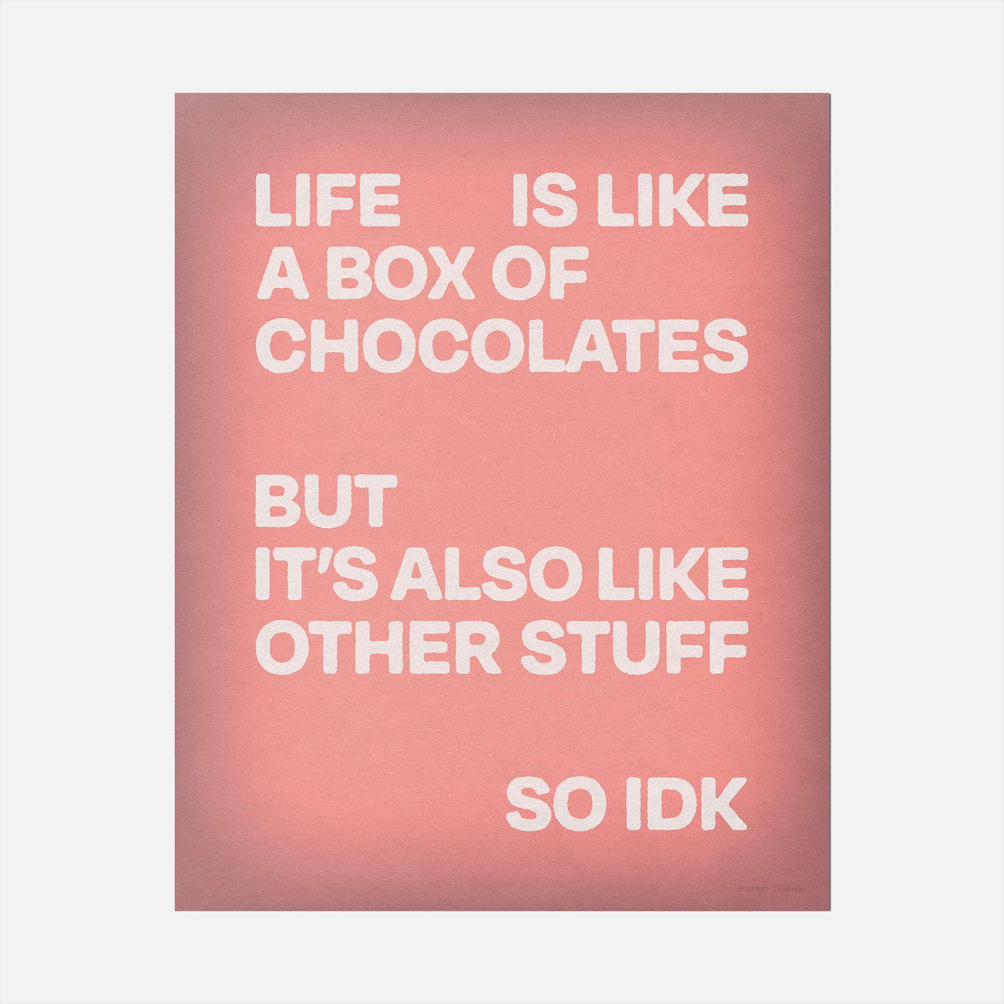 CHOCOLATES PRINT