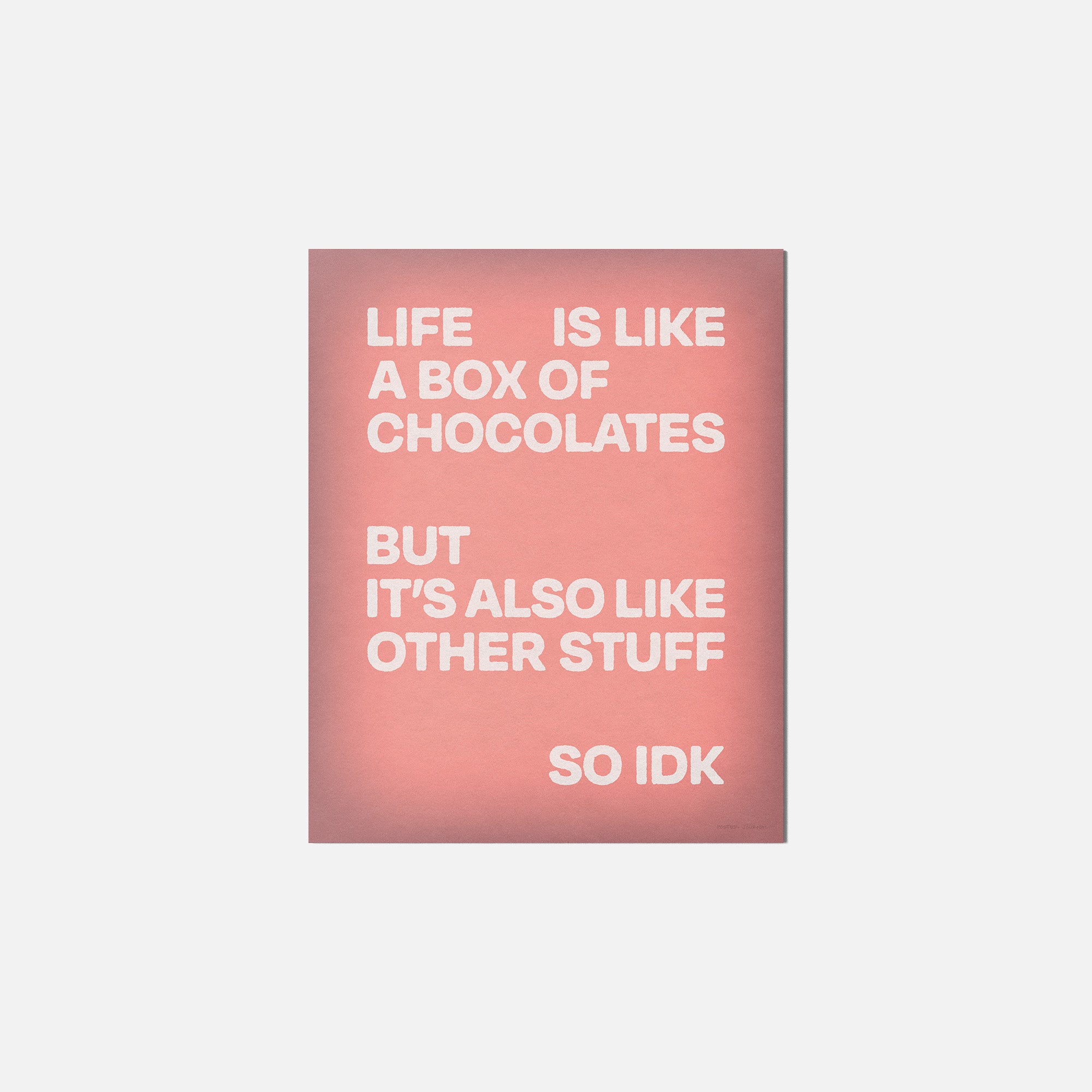 CHOCOLATES PRINT