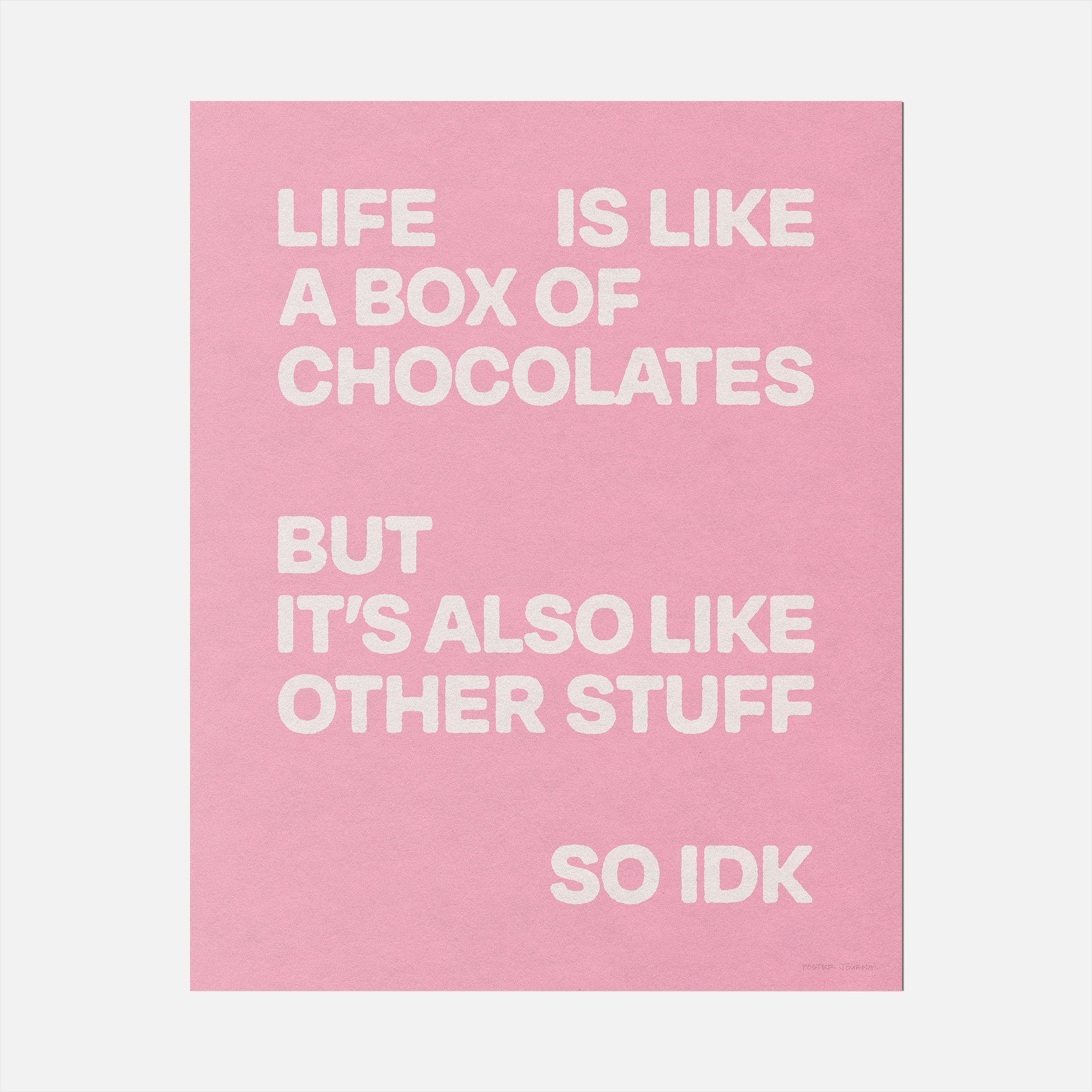 CHOCOLATES PRINT