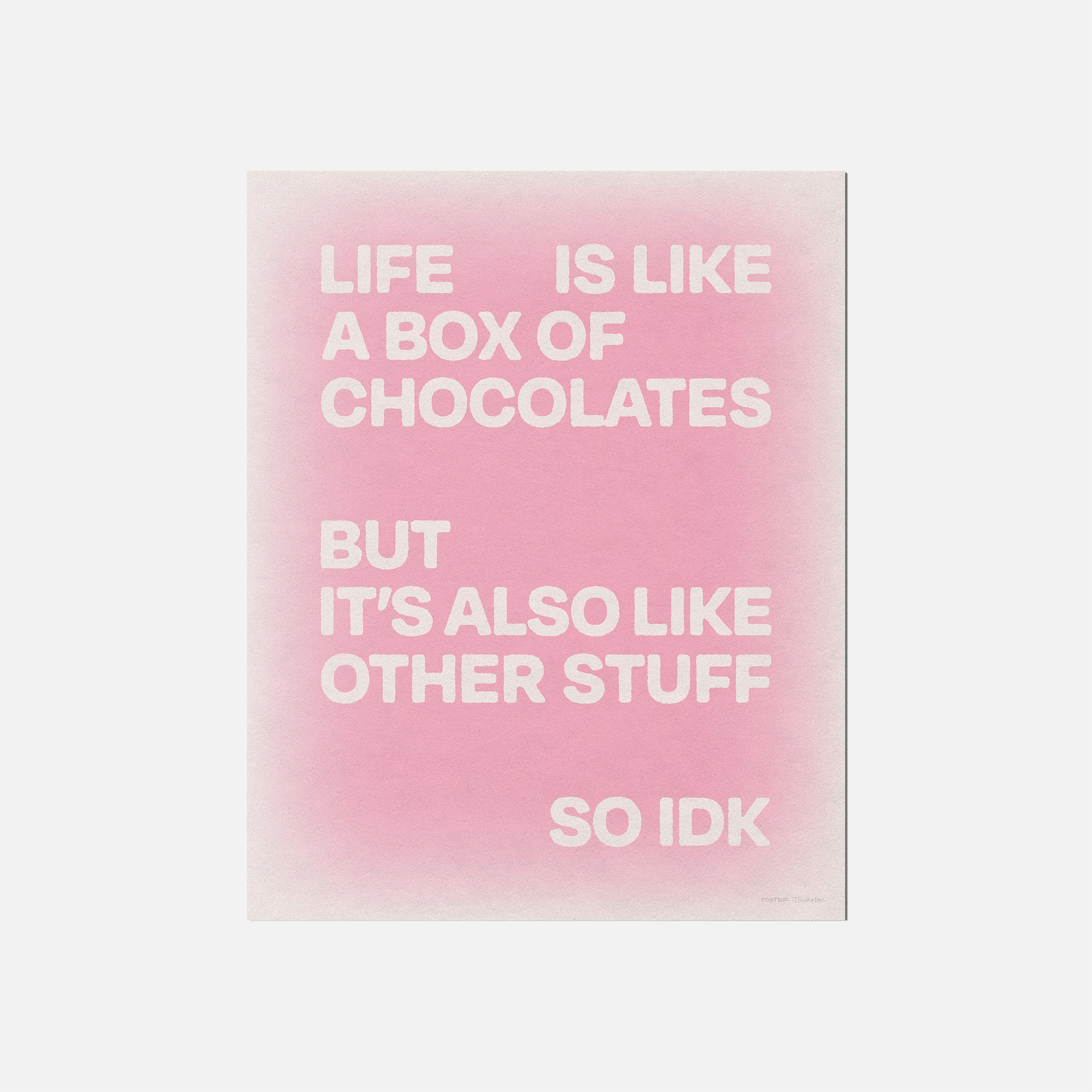 CHOCOLATES PRINT