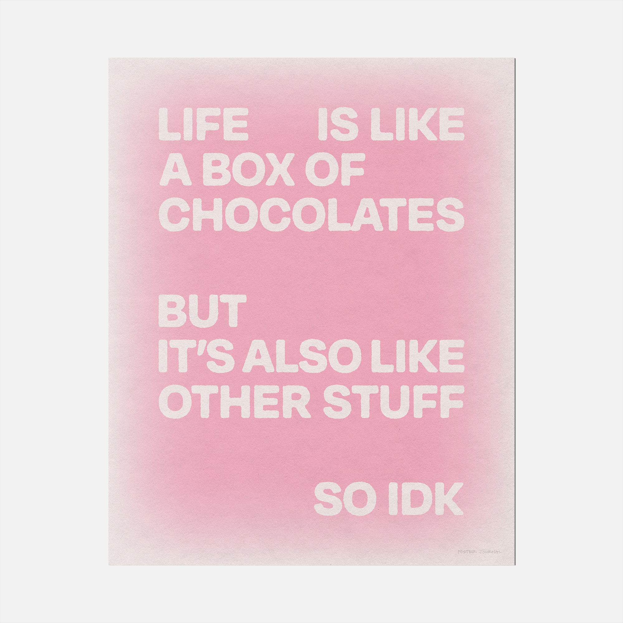 CHOCOLATES PRINT