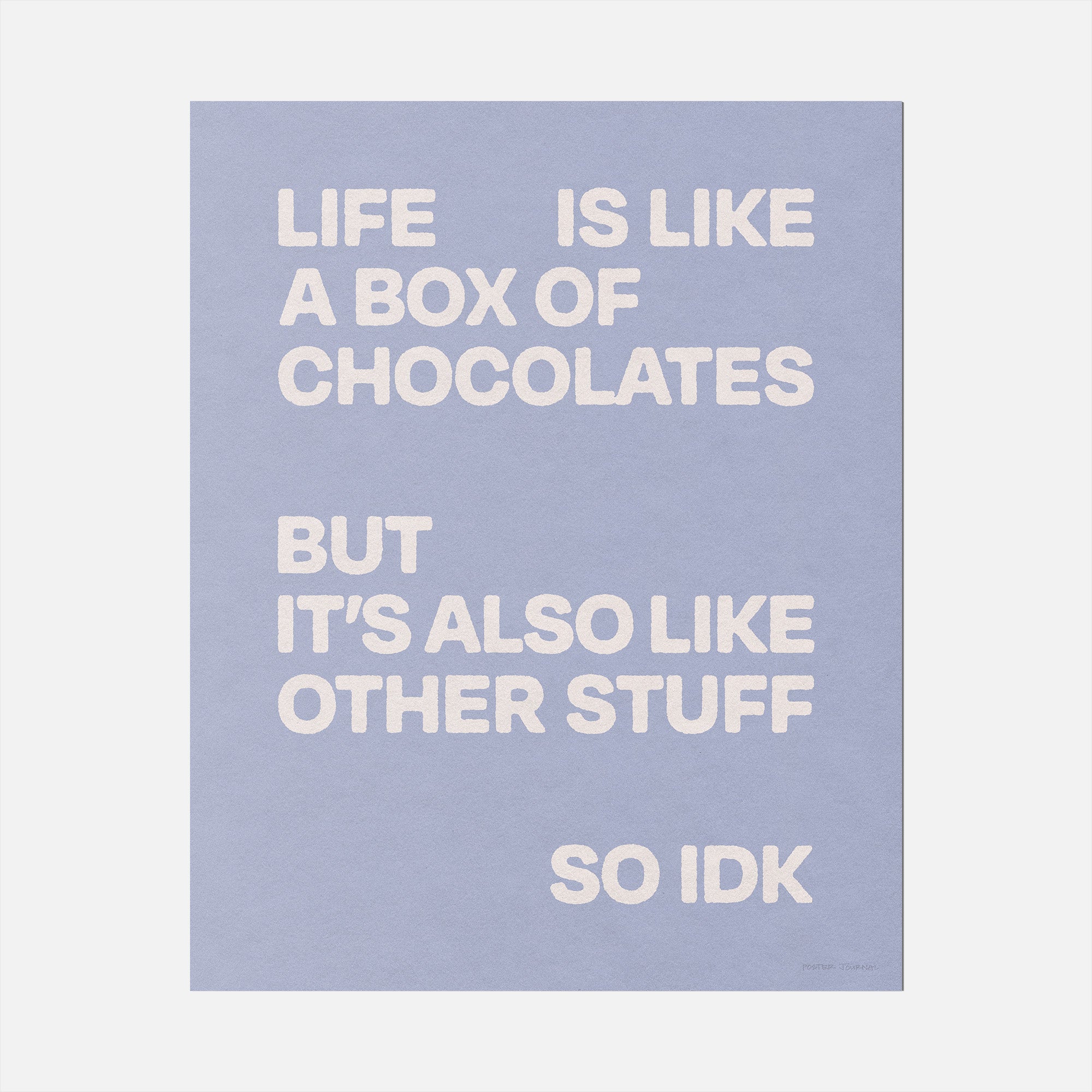 CHOCOLATES PRINT