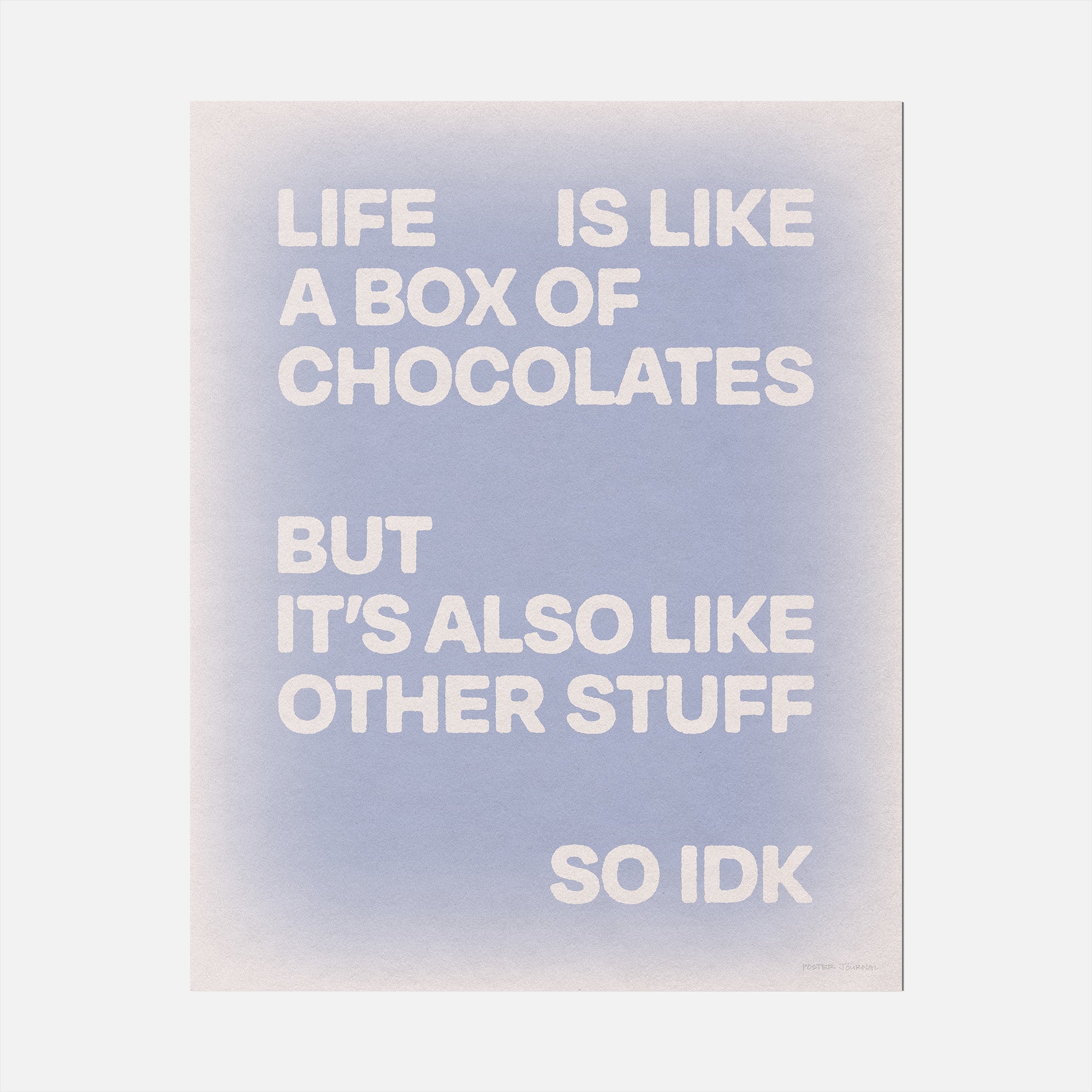 CHOCOLATES PRINT