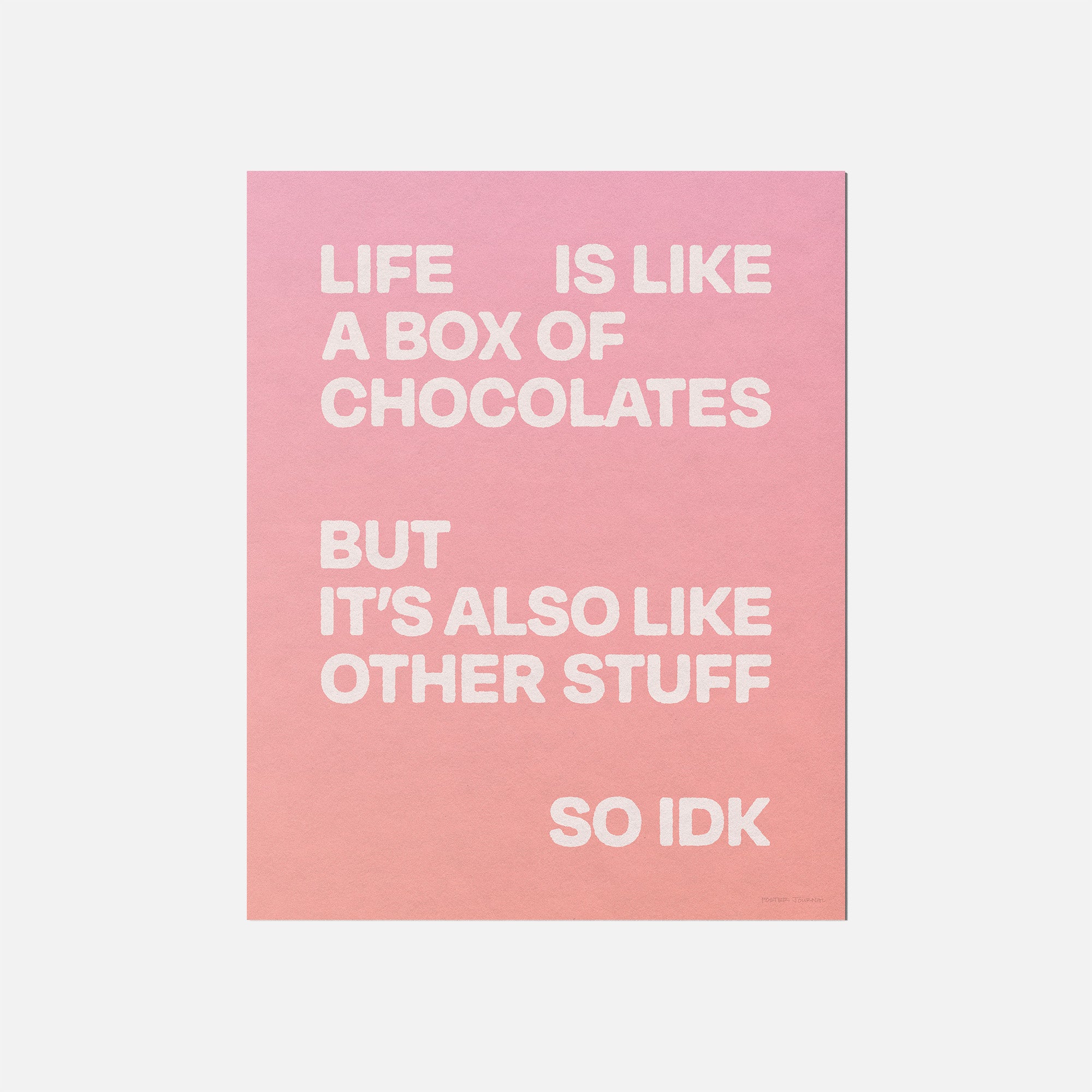 CHOCOLATES PRINT