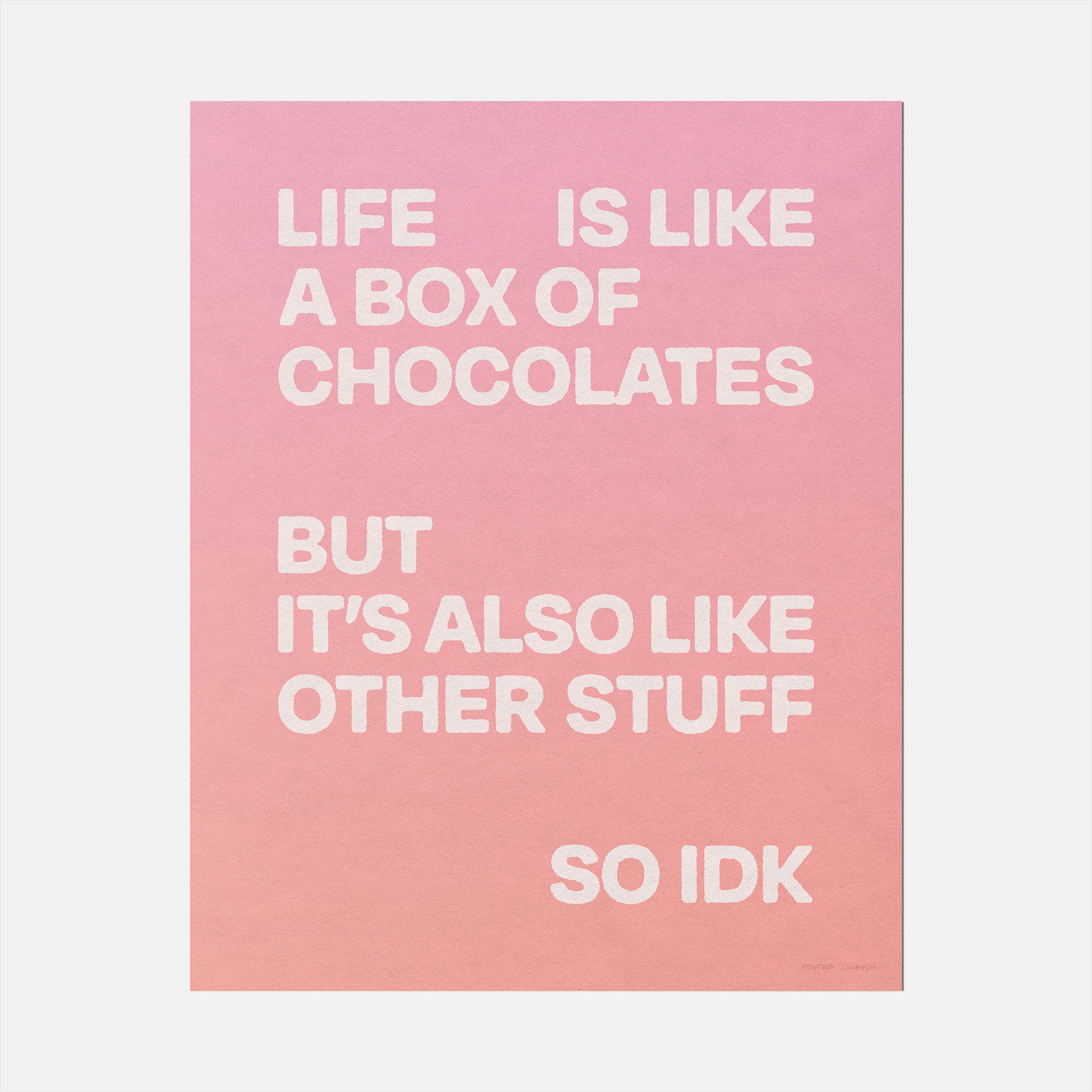 CHOCOLATES PRINT