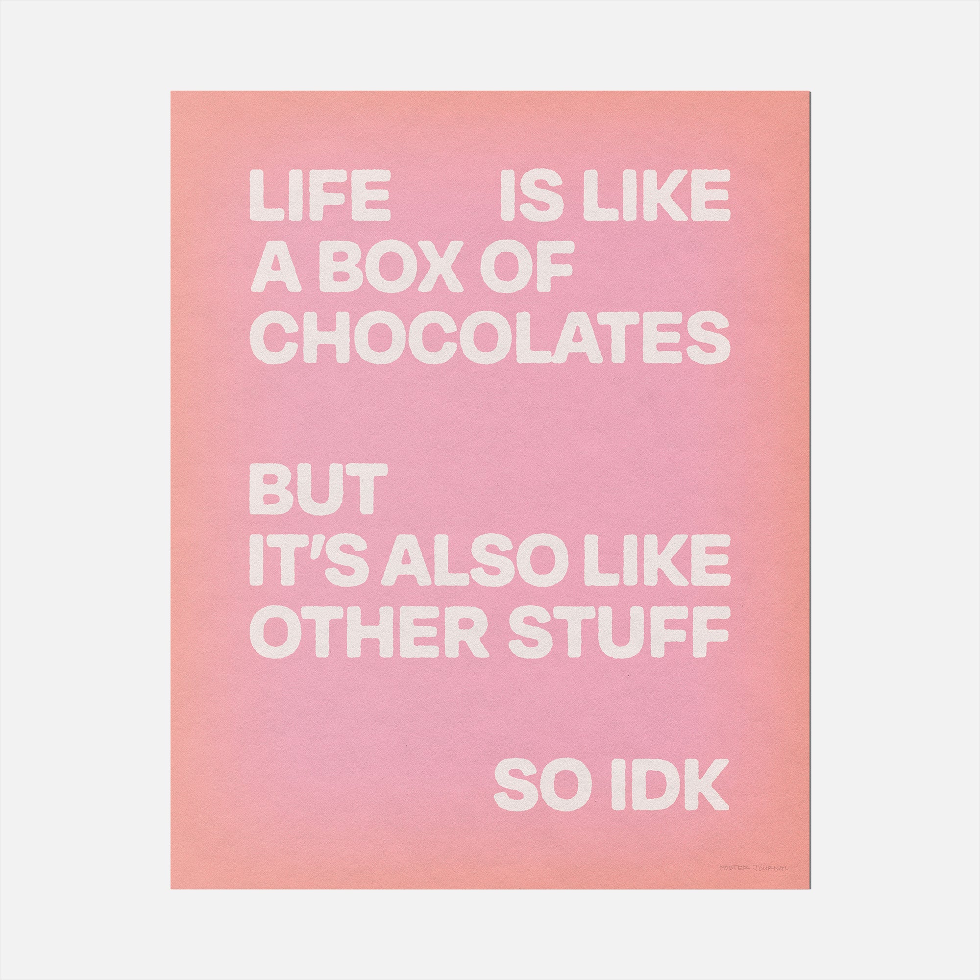 CHOCOLATES PRINT