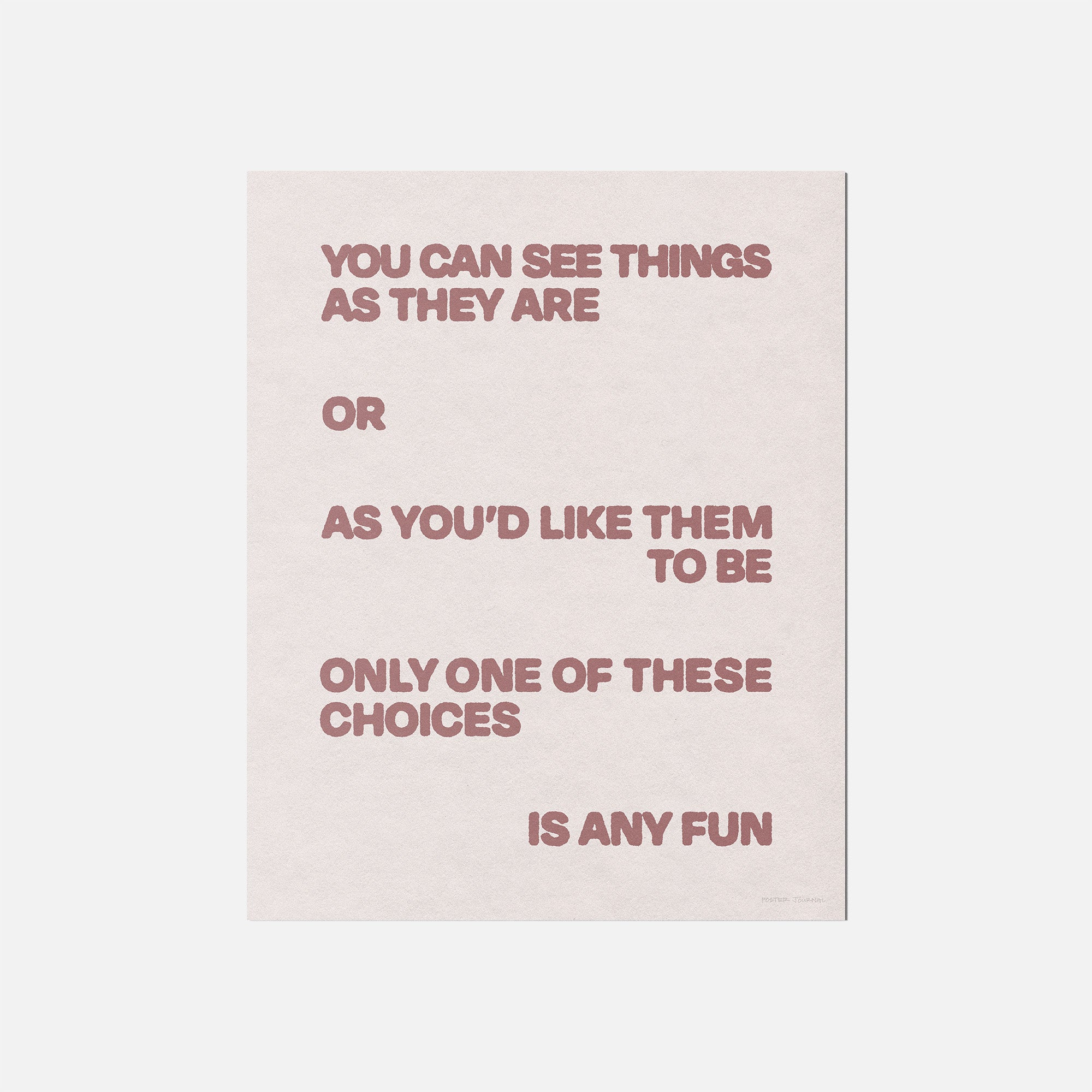 CHOICES PRINT