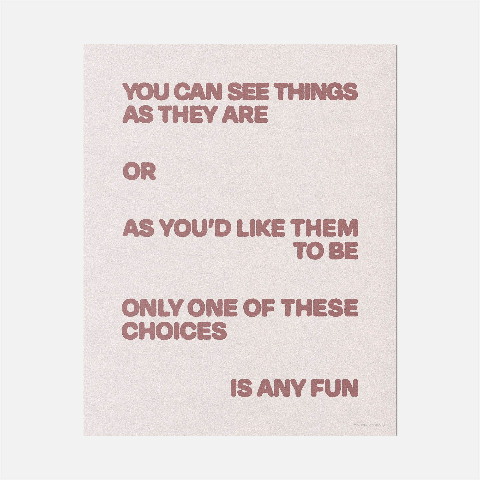CHOICES PRINT