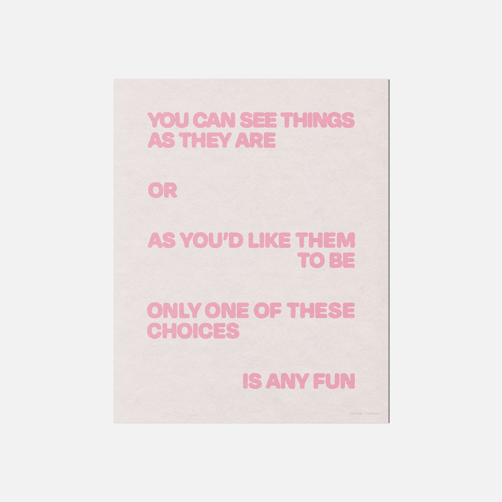 CHOICES PRINT