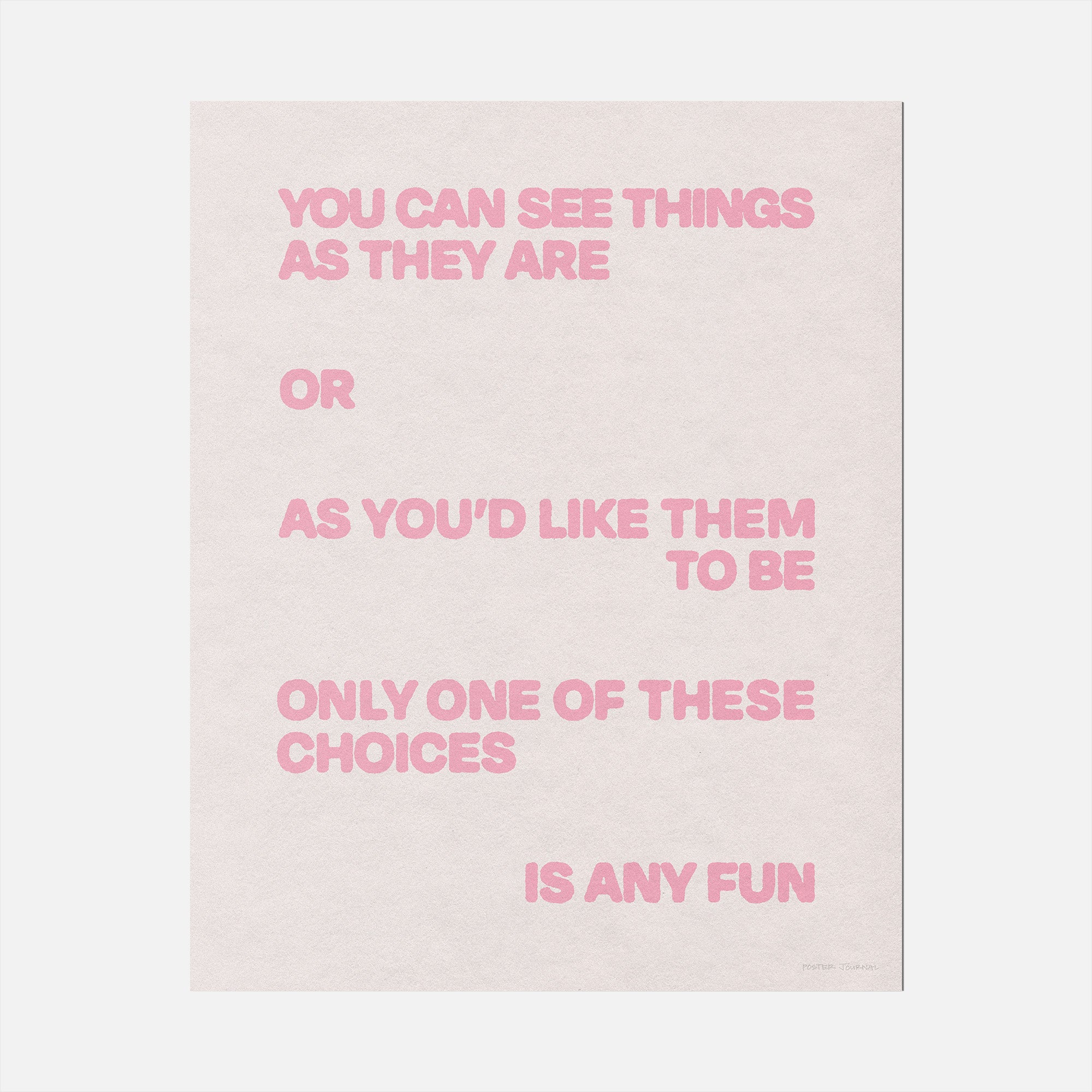 CHOICES PRINT