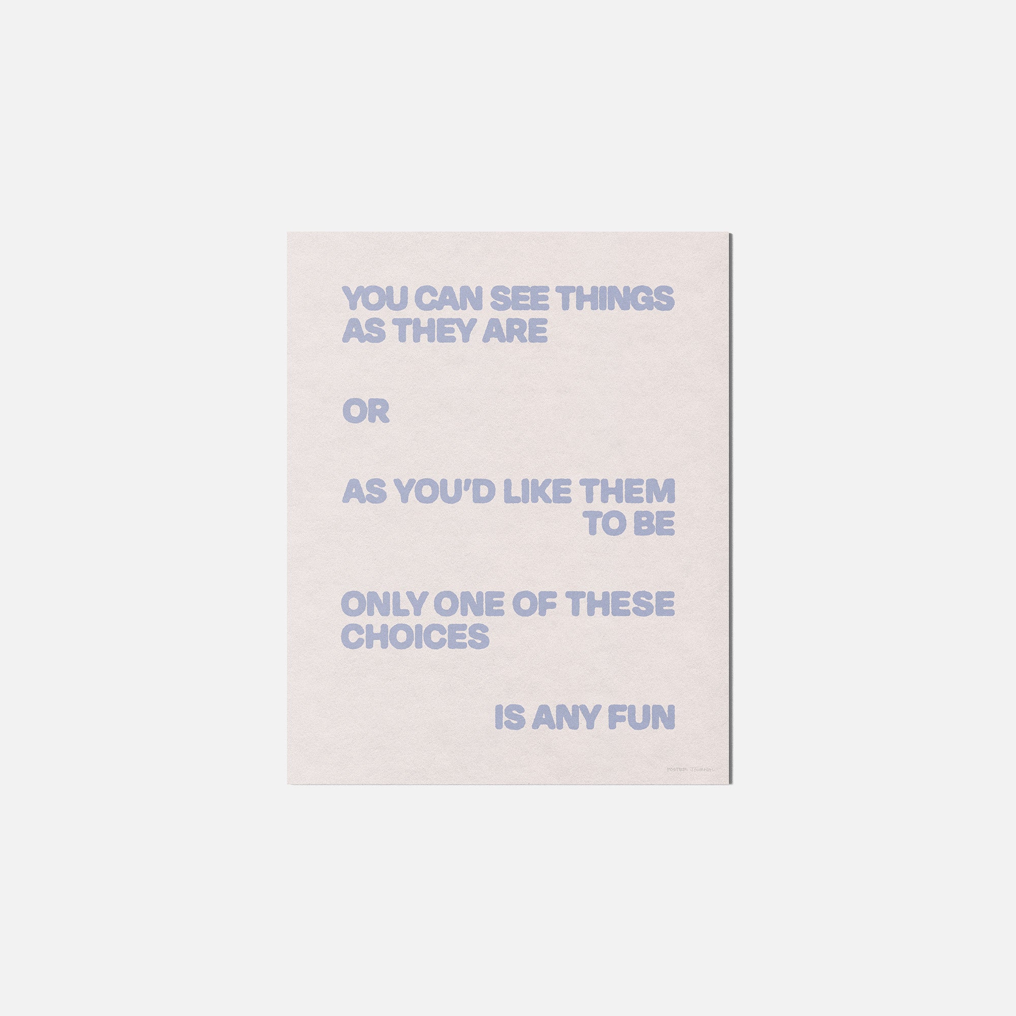 CHOICES PRINT