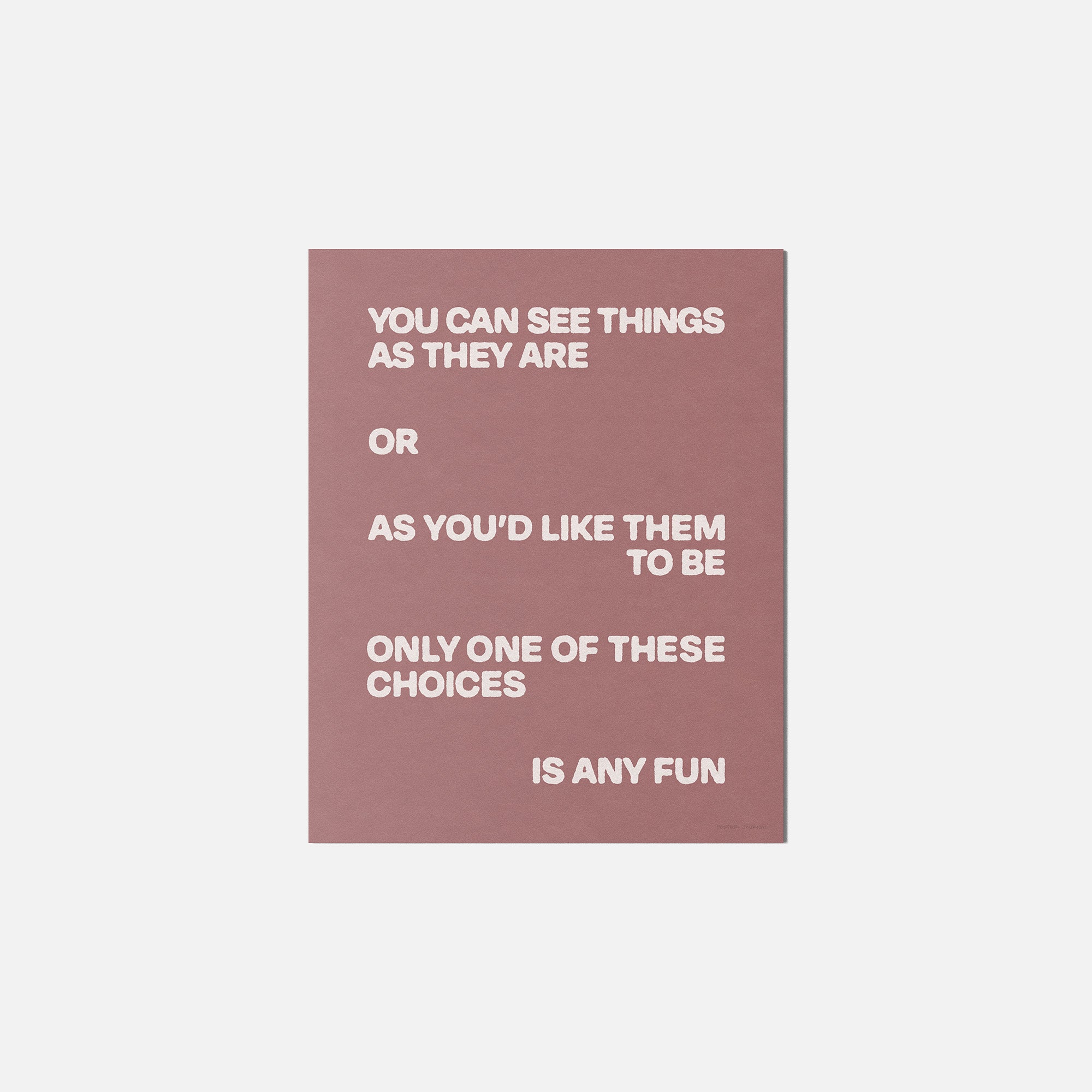CHOICES PRINT