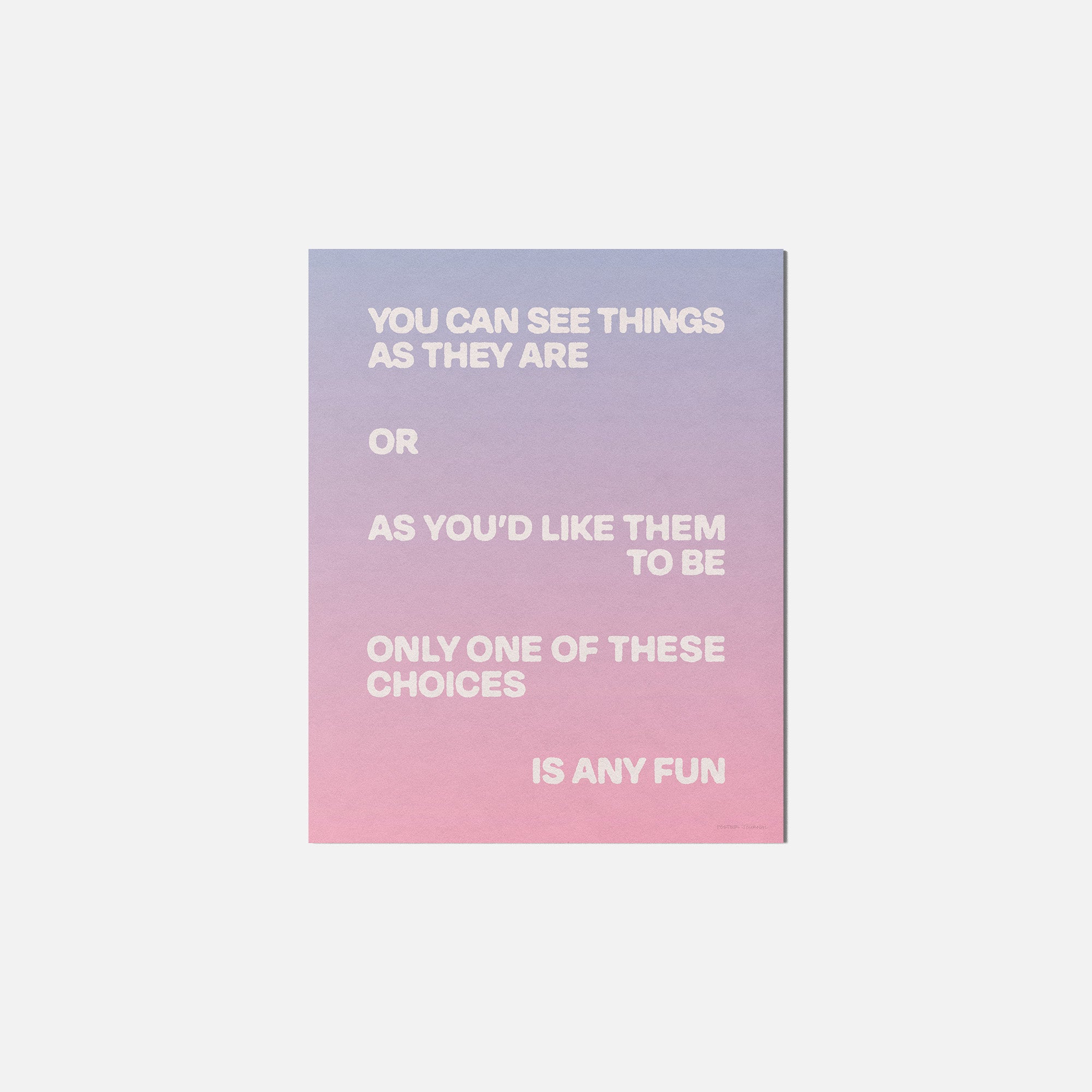 CHOICES PRINT