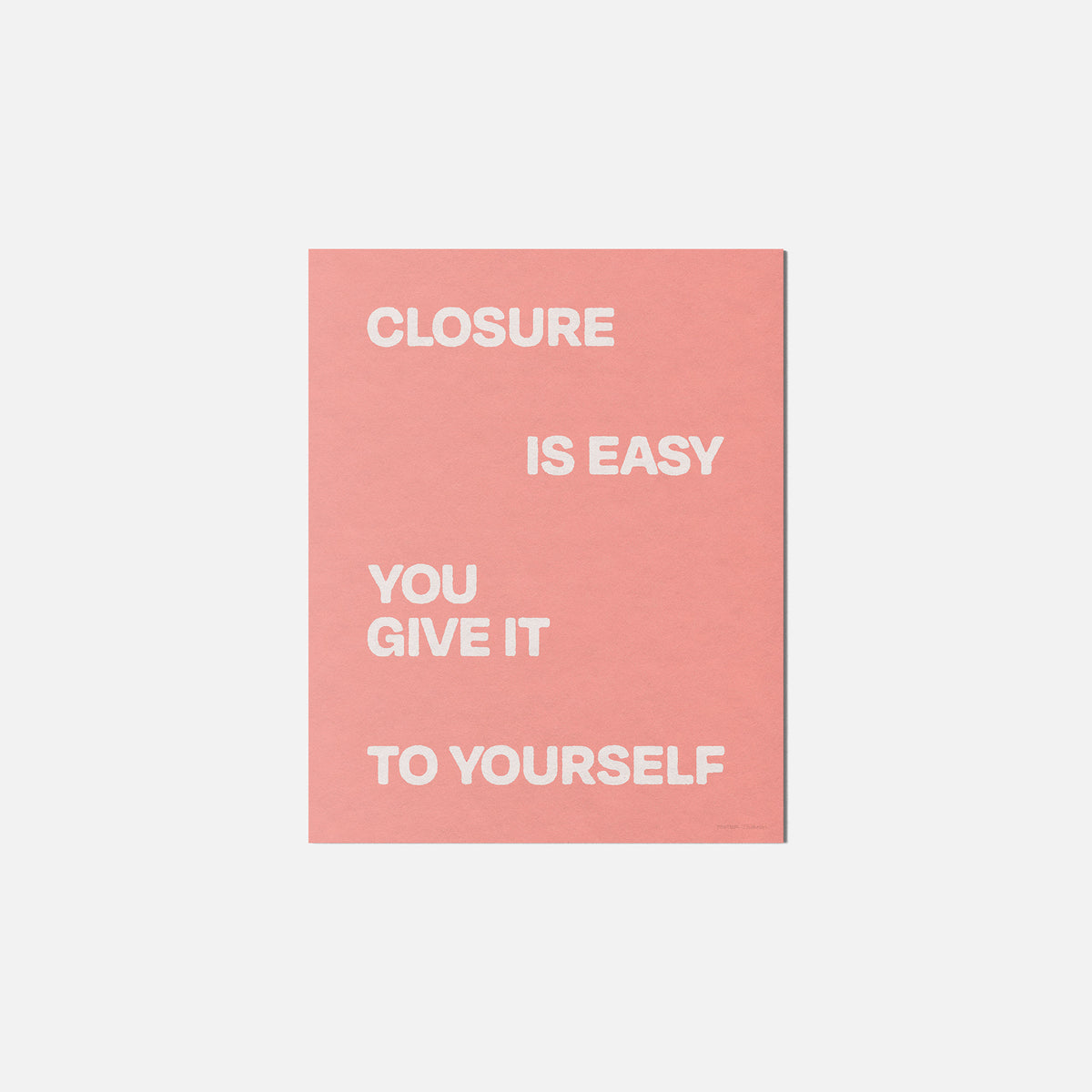 CLOSURE PRINT
