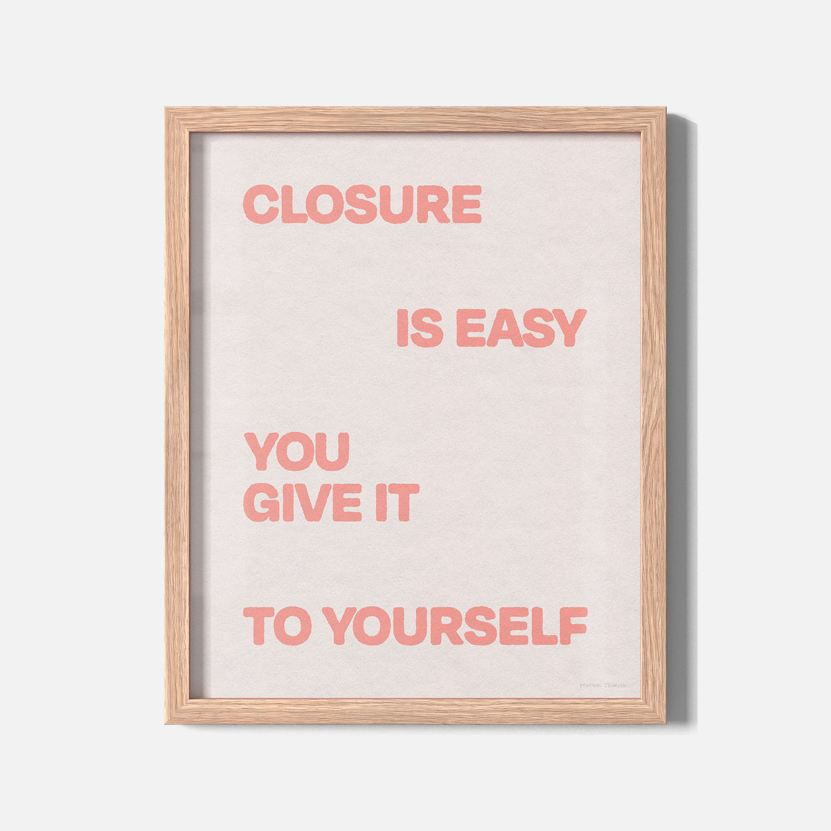 CLOSURE PRINT