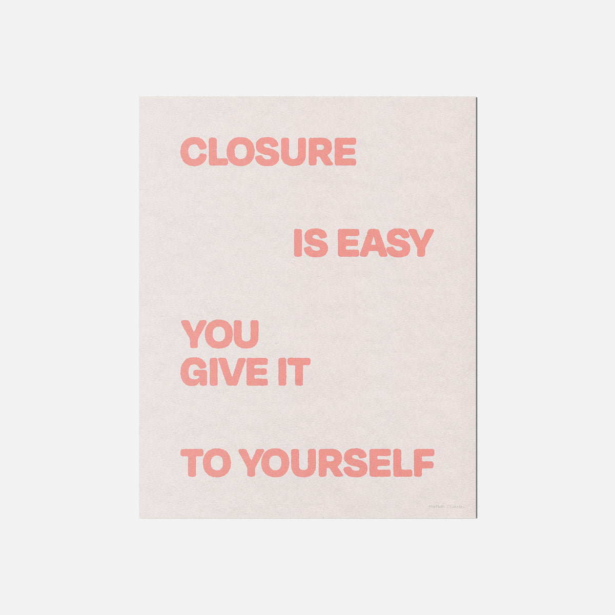 CLOSURE PRINT