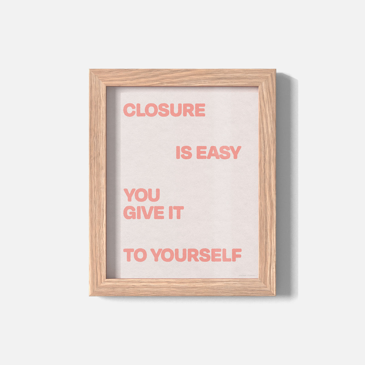 CLOSURE PRINT