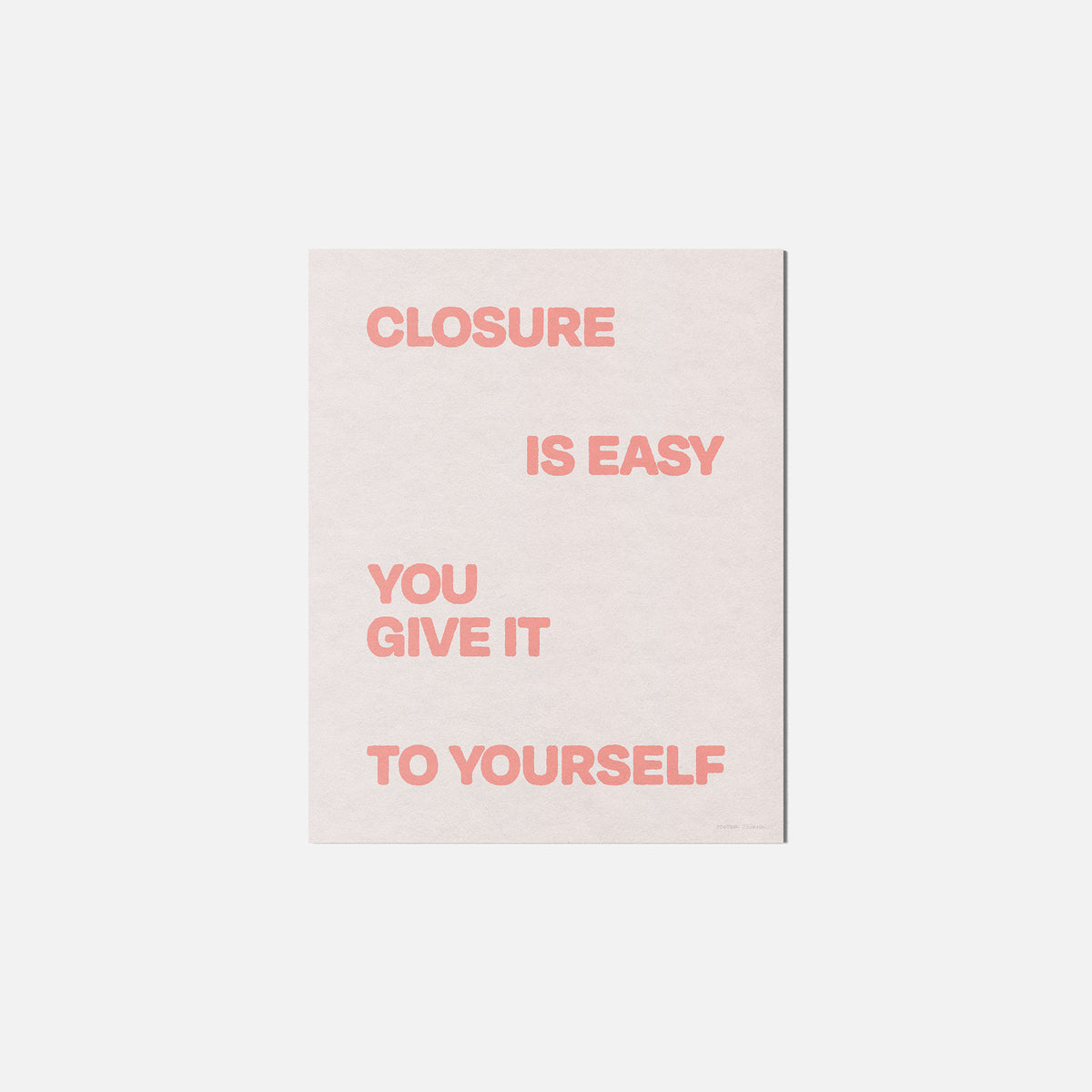 CLOSURE PRINT