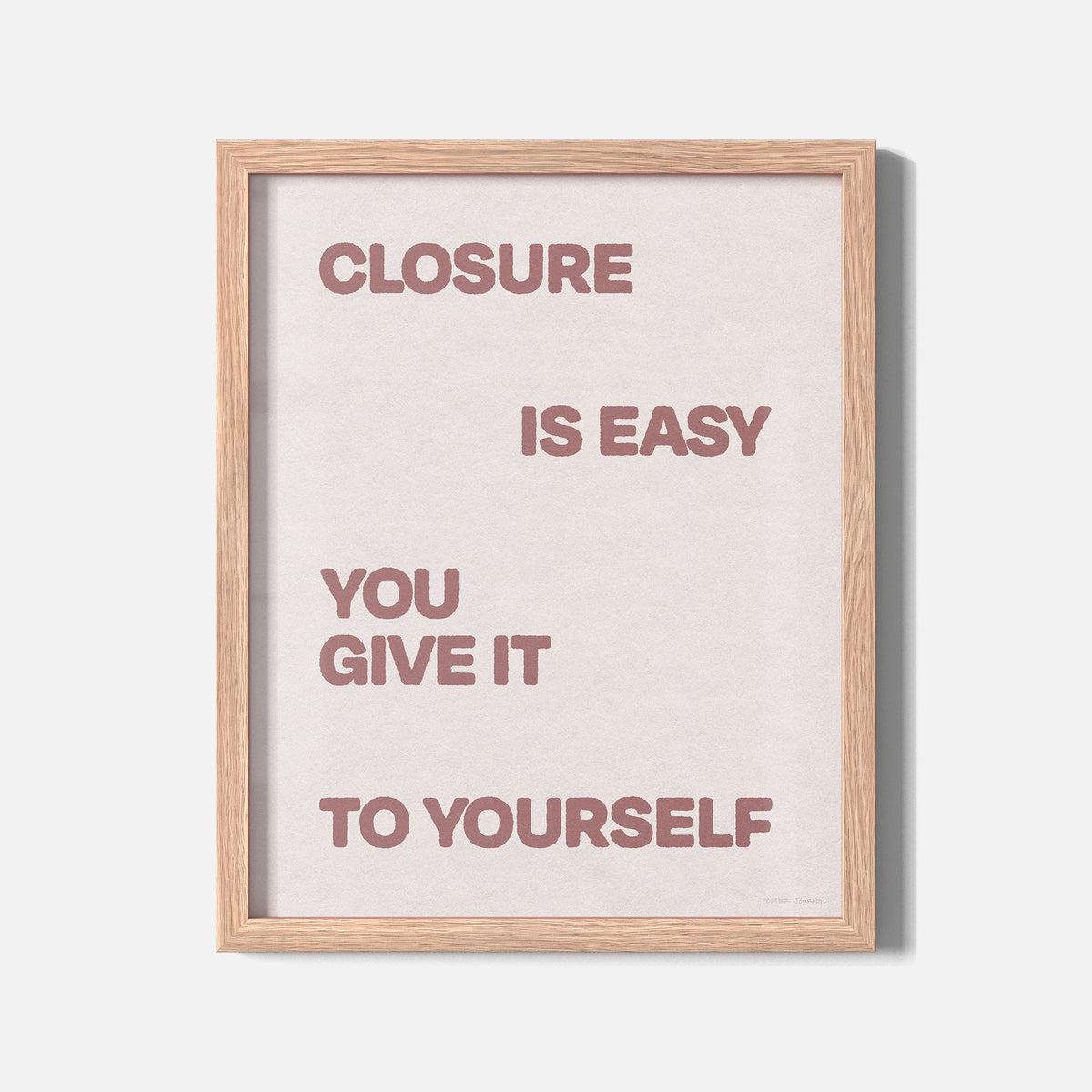 CLOSURE PRINT