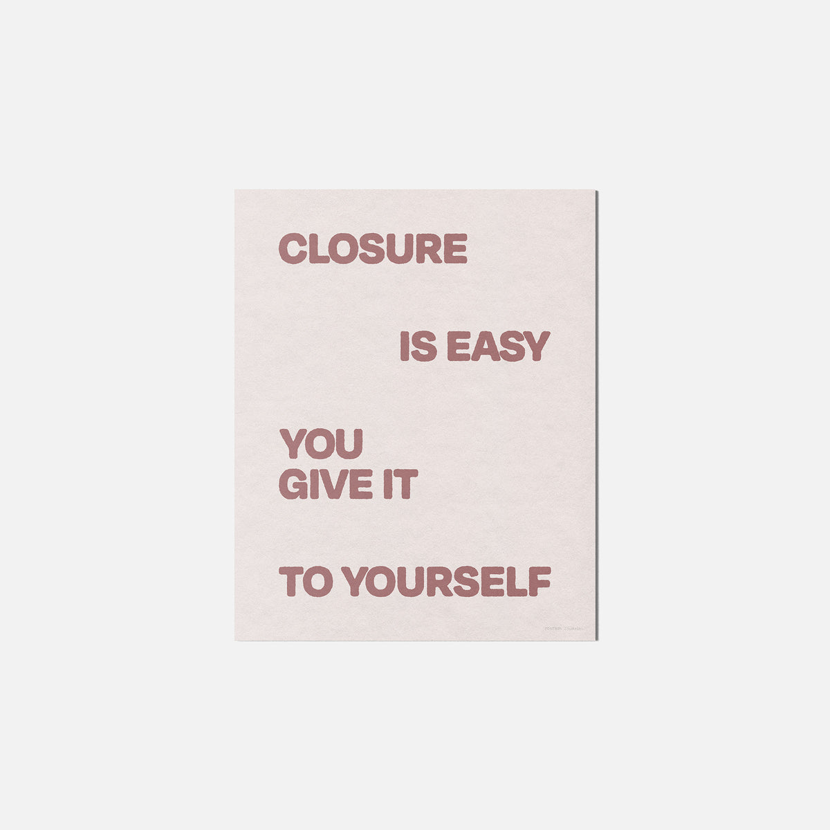 CLOSURE PRINT