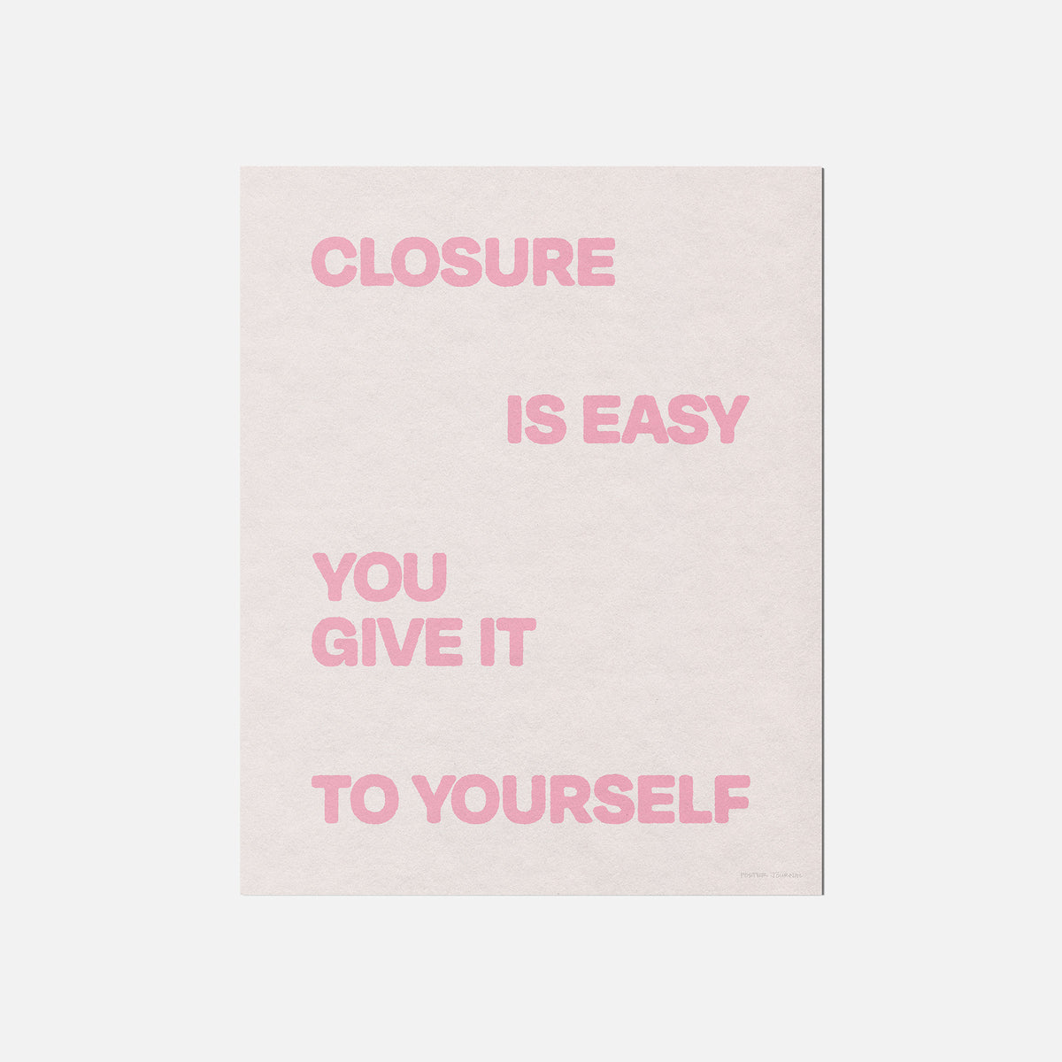 CLOSURE PRINT