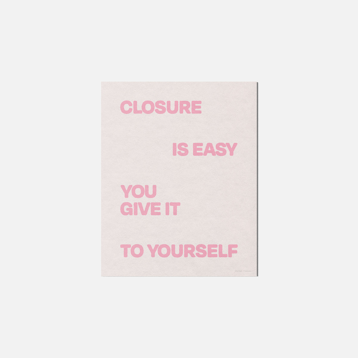 CLOSURE PRINT